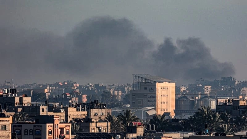 Bức ảnh chụp thành phố Rafah, nằm phía nam dải Gaza ngày 4_2_2024 - Ảnh_ BFMTV (1).webp