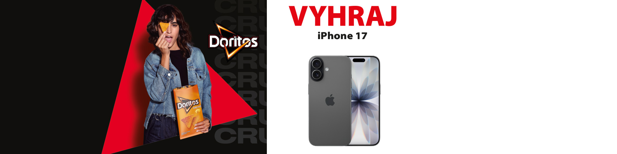 Vyhraj iPhone 17 s Doritos!
