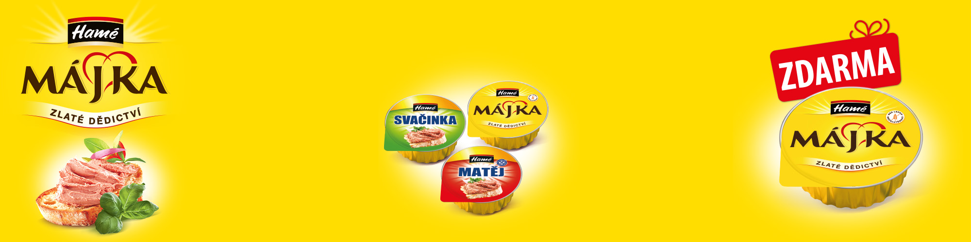Kup Hamé paštiku a získej karton Majku zdarma!