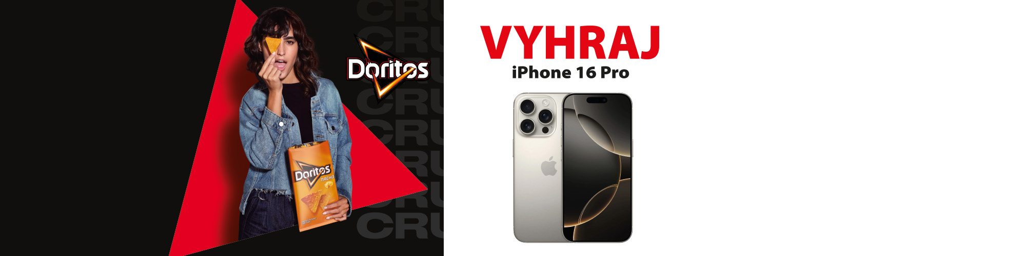 Vyhraj iPhone 16 Pro s Doritos!