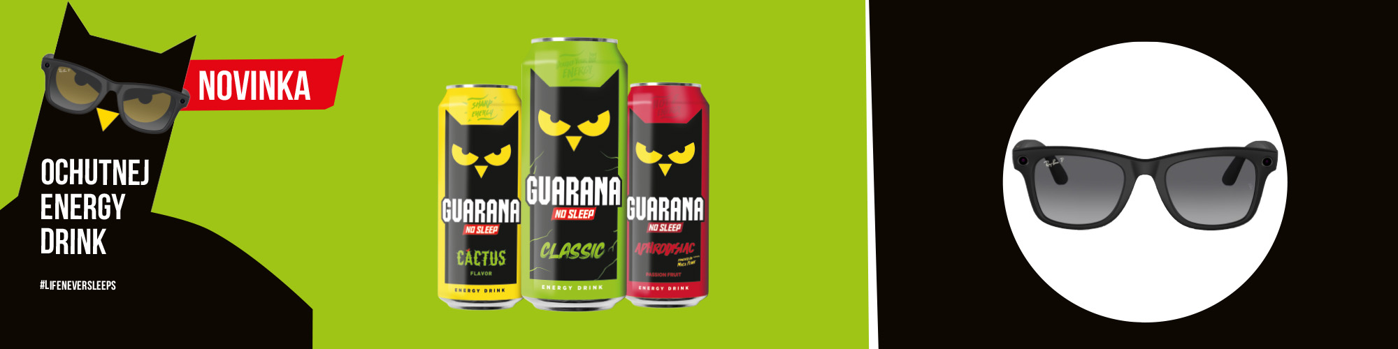 Kup Guaranu a vyhraj Meta Ray-Ban Wayfarer!