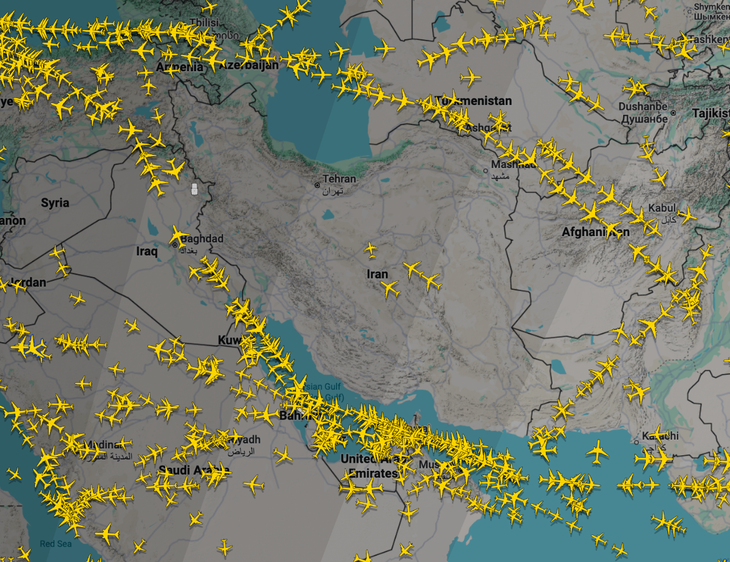 Iran đóng không phận.webp