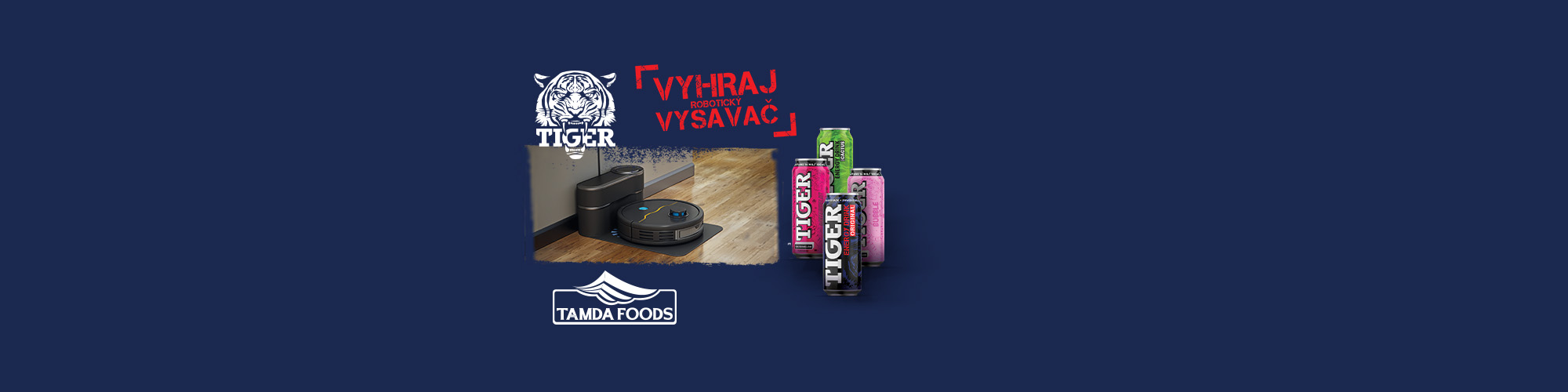 Vyhraj robotický vysavač s Tigerem!