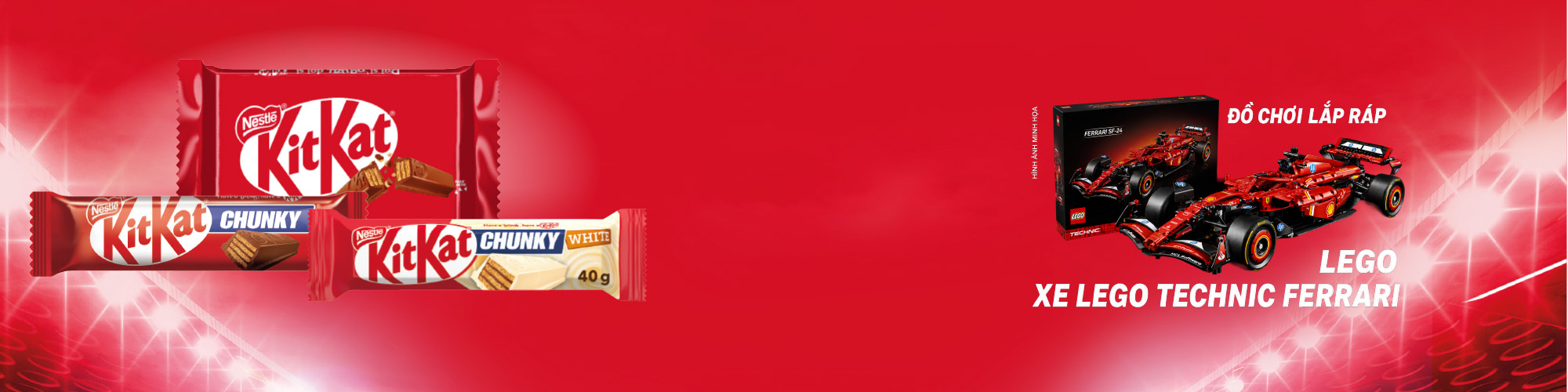Trúng ngay bộ LEGO Technic xe Ferrari!