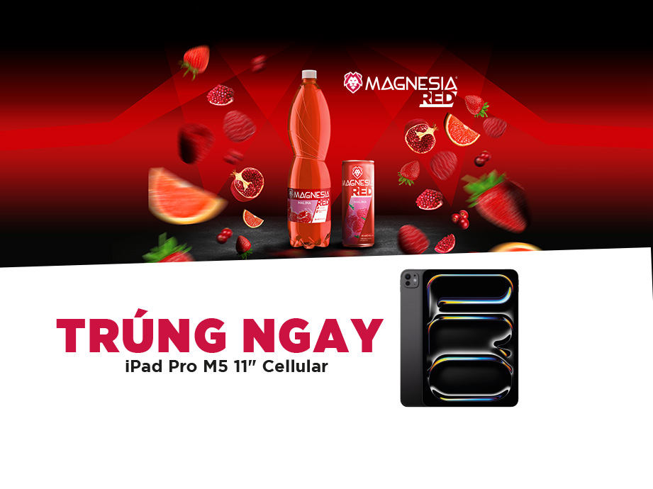 Uống Magnesia Red và Trúng ngay iPad Pro M5! - Tamda Foods - Tamdafoods.eu