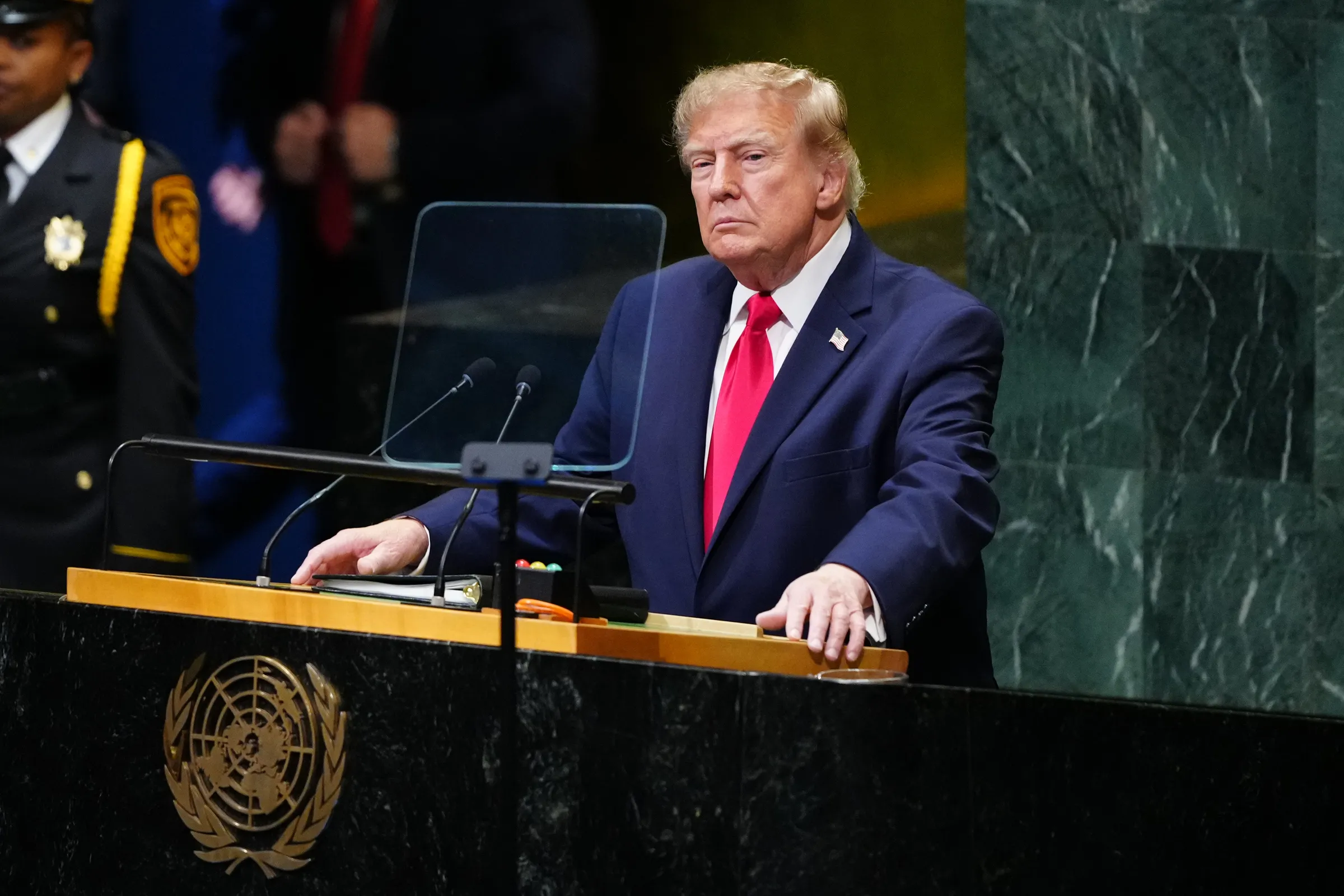 Tổng thống Donald Trump phát biểu tại Đại hội đồng Liên Hợp Quốc ngày 22/9.