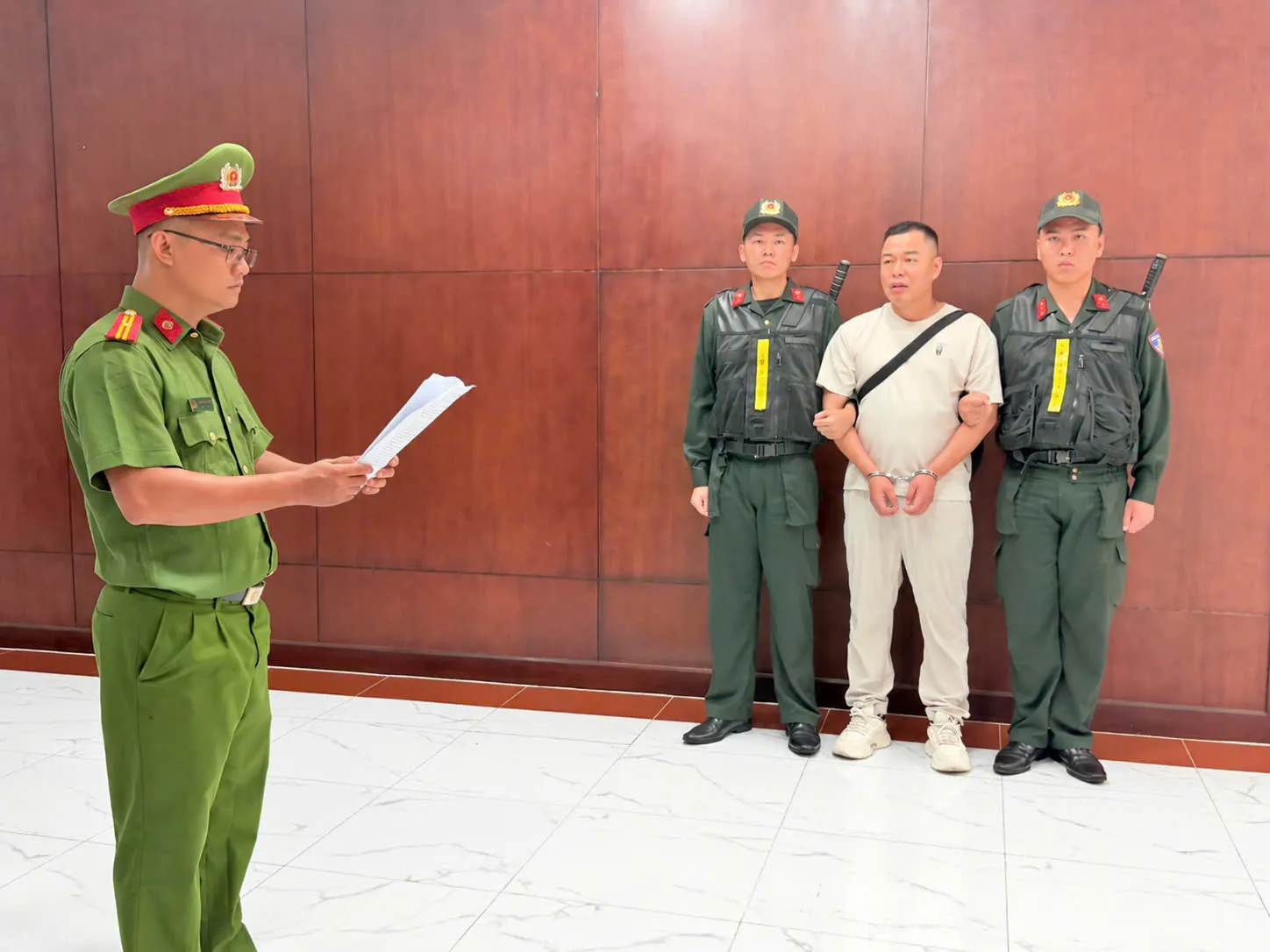 SUN YUPENG (Tôn Bằng) bị bắt - Ảnh: Công an cung cấp