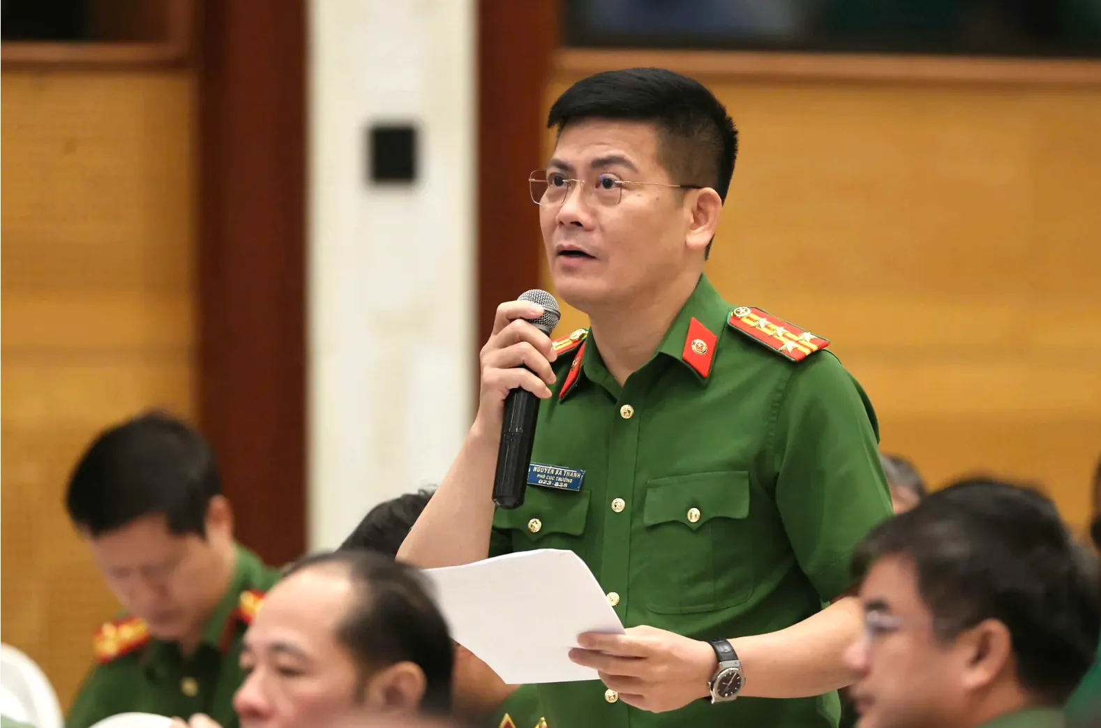 Đại tá Nguyễn Bá Thành, Phó cục trưởng Cục C05 - Ảnh: ANH HƯNG
