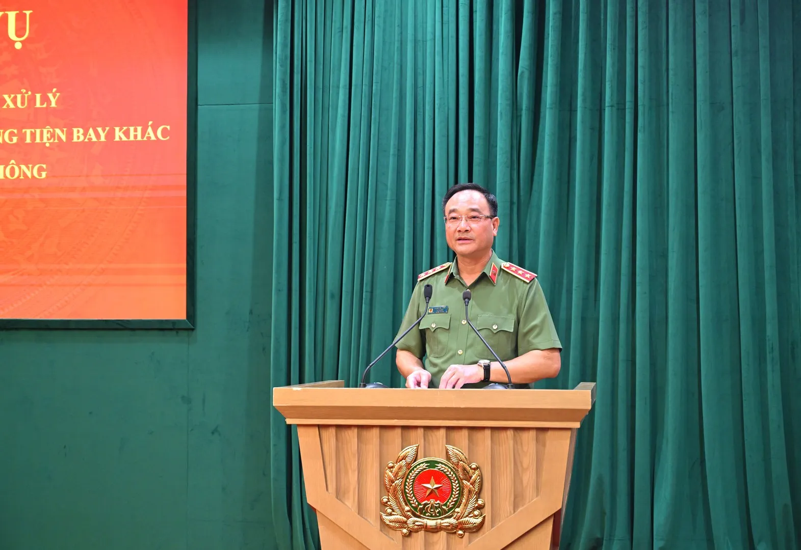 Thứ trưởng Phạm Thế Tùng phát biểu chỉ đạo - Ảnh: Bộ Công an