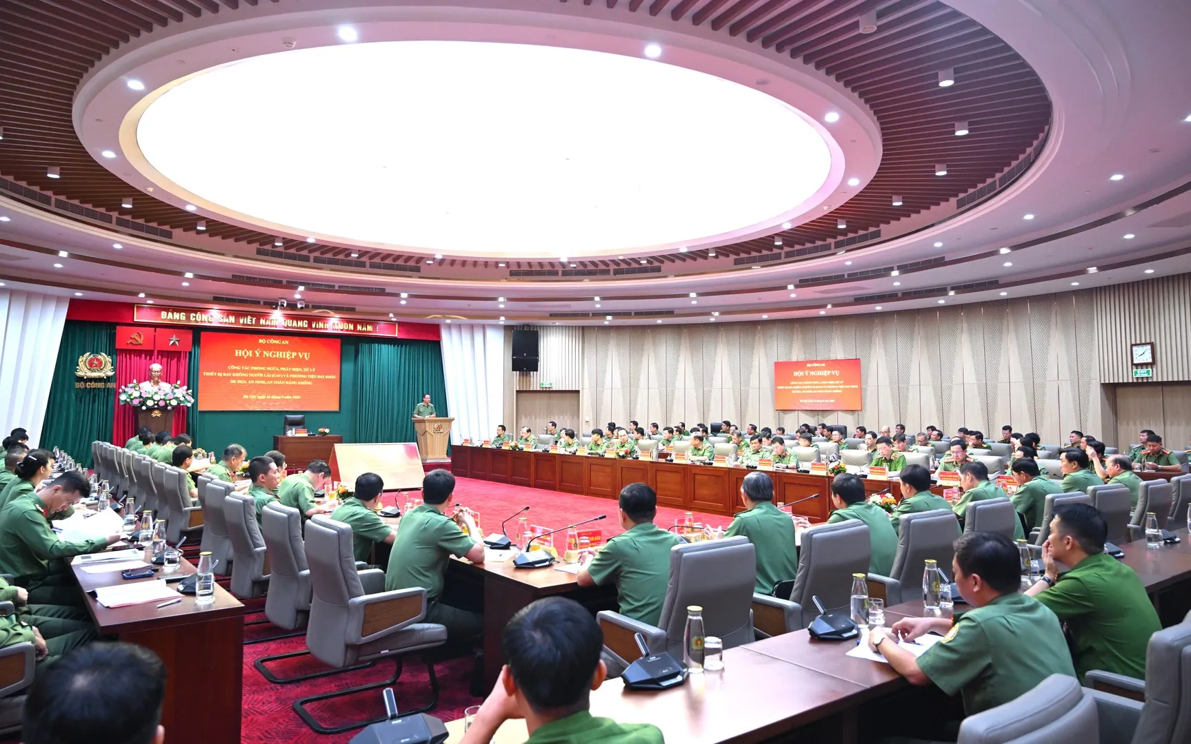 Các đại biểu dự hội ý nghiệp vụ - Ảnh: Bộ Công an
