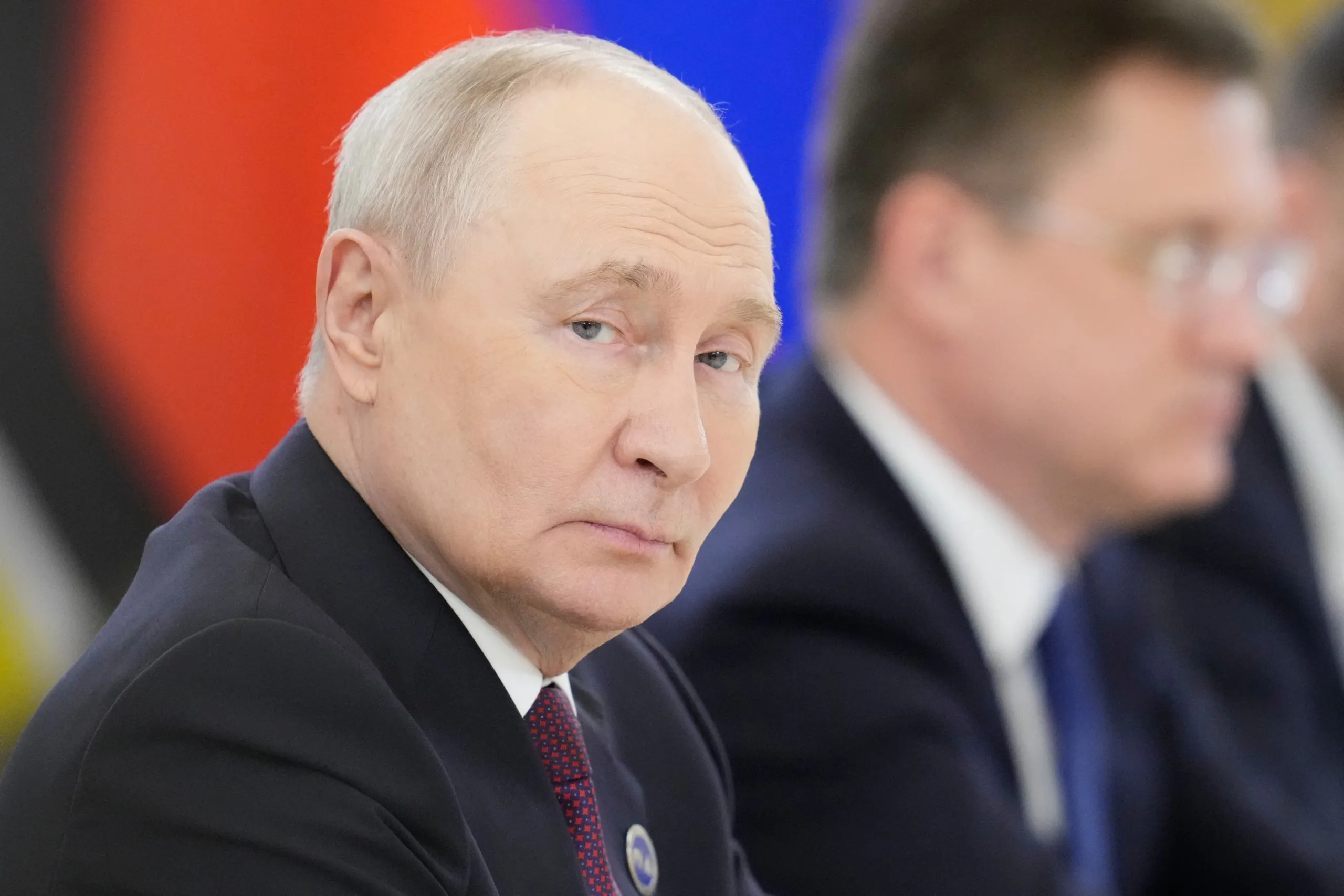 Tổng thống Putin tại Điện Kremlin ở Matxcơva ngày 27-10 - Ảnh: AFP