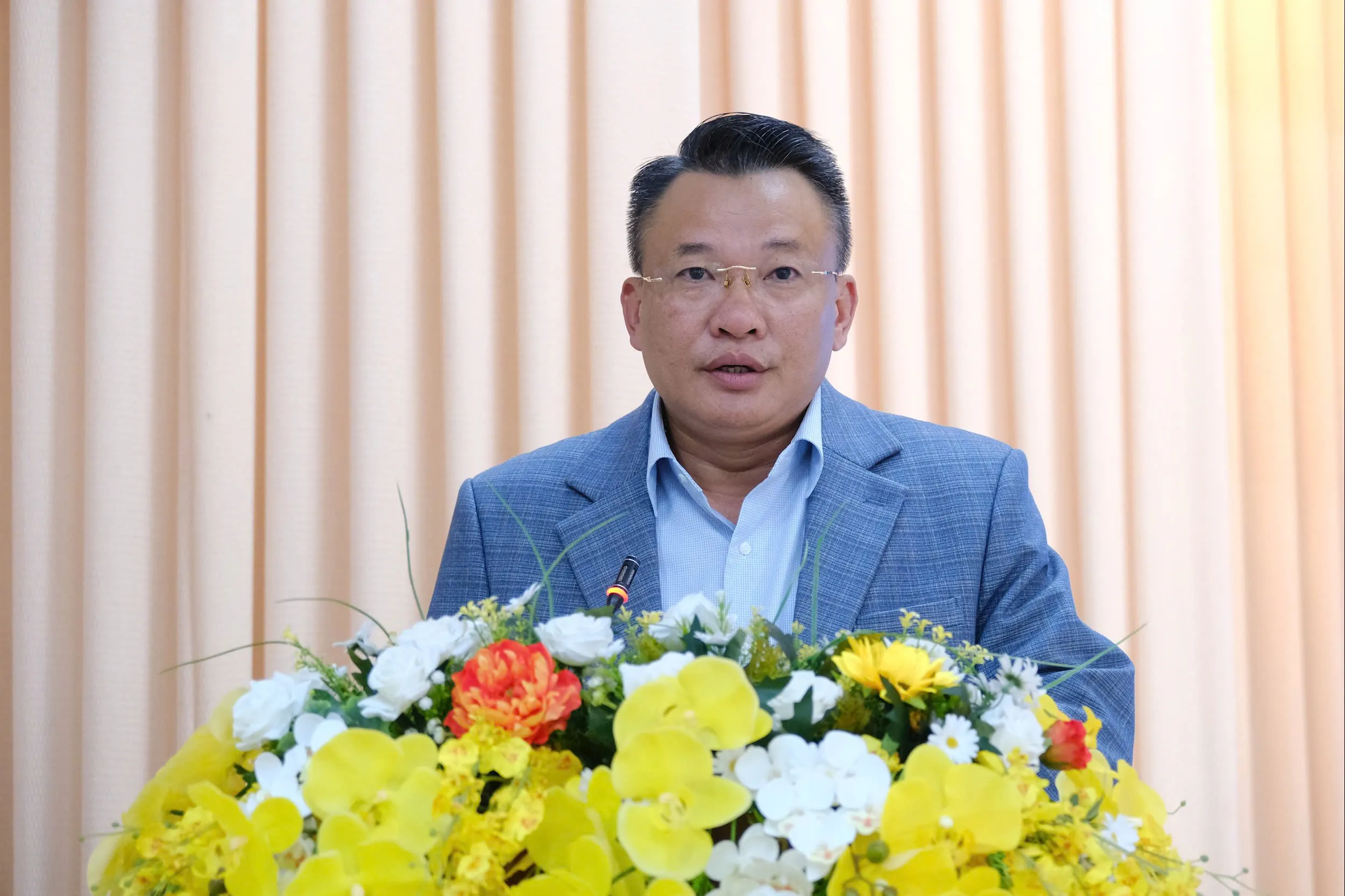 Ông Trần Hùng Sơn, Phó Bí thư Đảng ủy, chủ tịch UBND phường Xuân Trường - Đà Lạt - Ảnh: L.Đ
