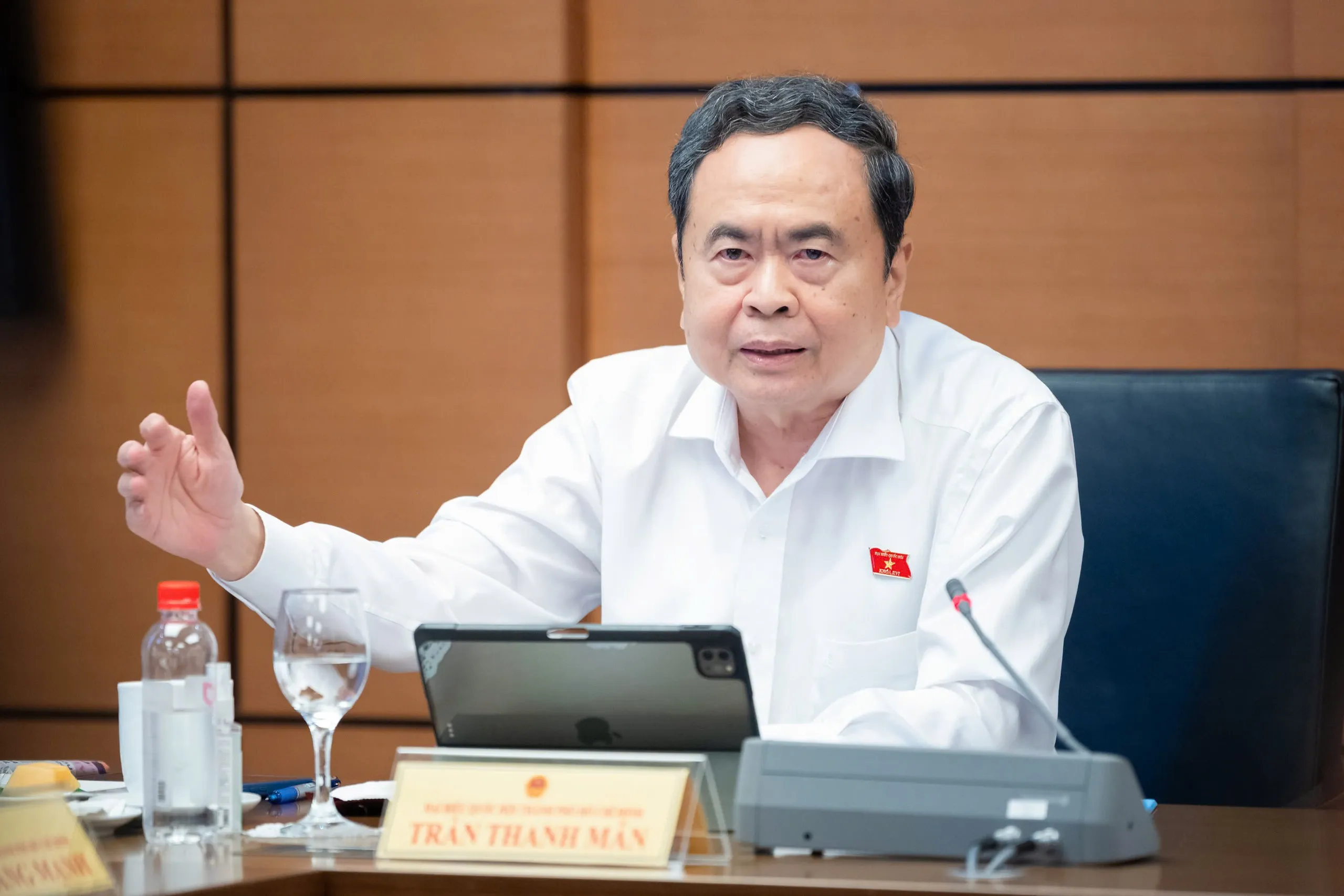 Chủ tịch Quốc hội Trần Thanh Mẫn - Ảnh: PHẠM THẮNG