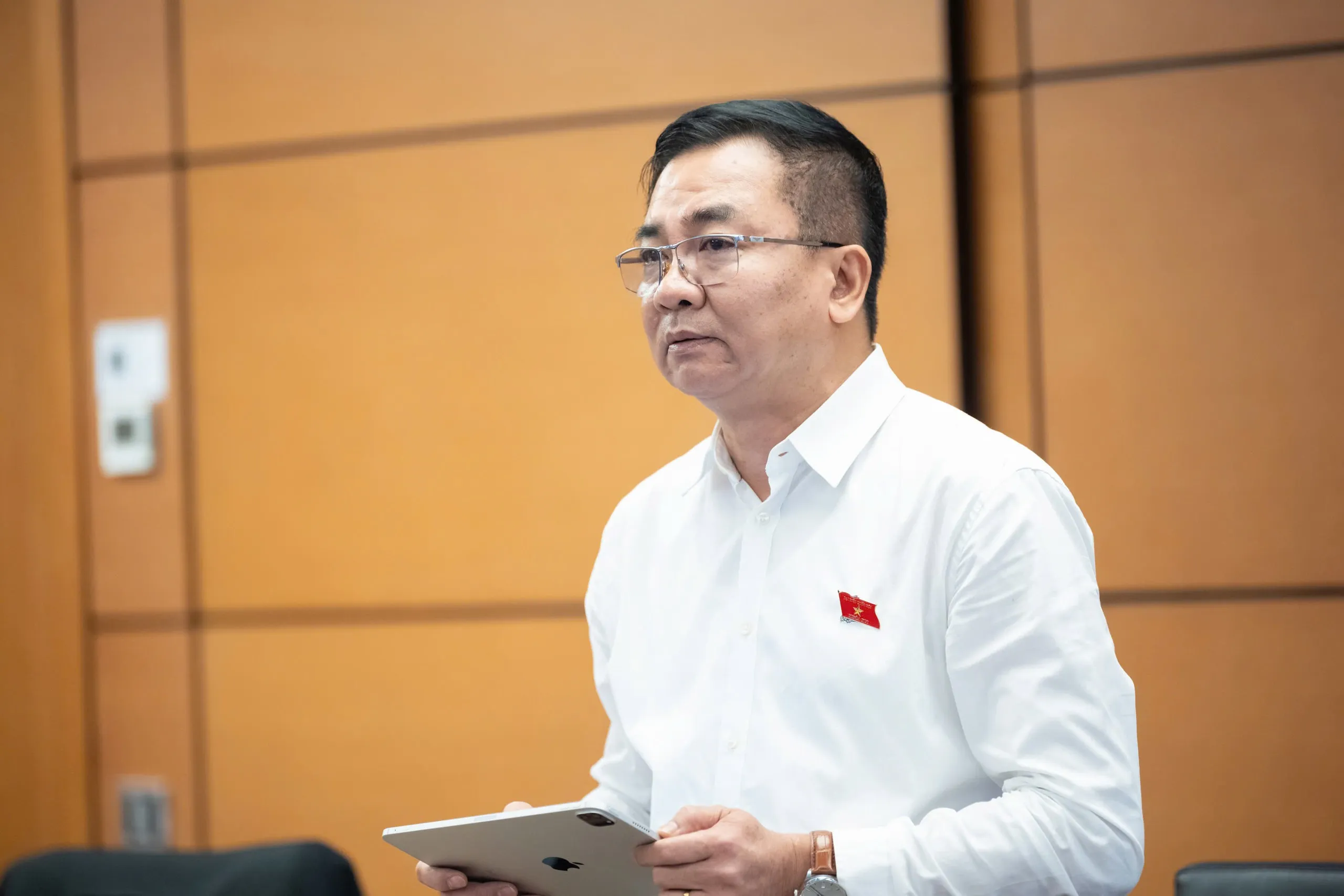 Đại biểu Nguyễn Minh Đức - Ảnh: PHẠM THẮNG