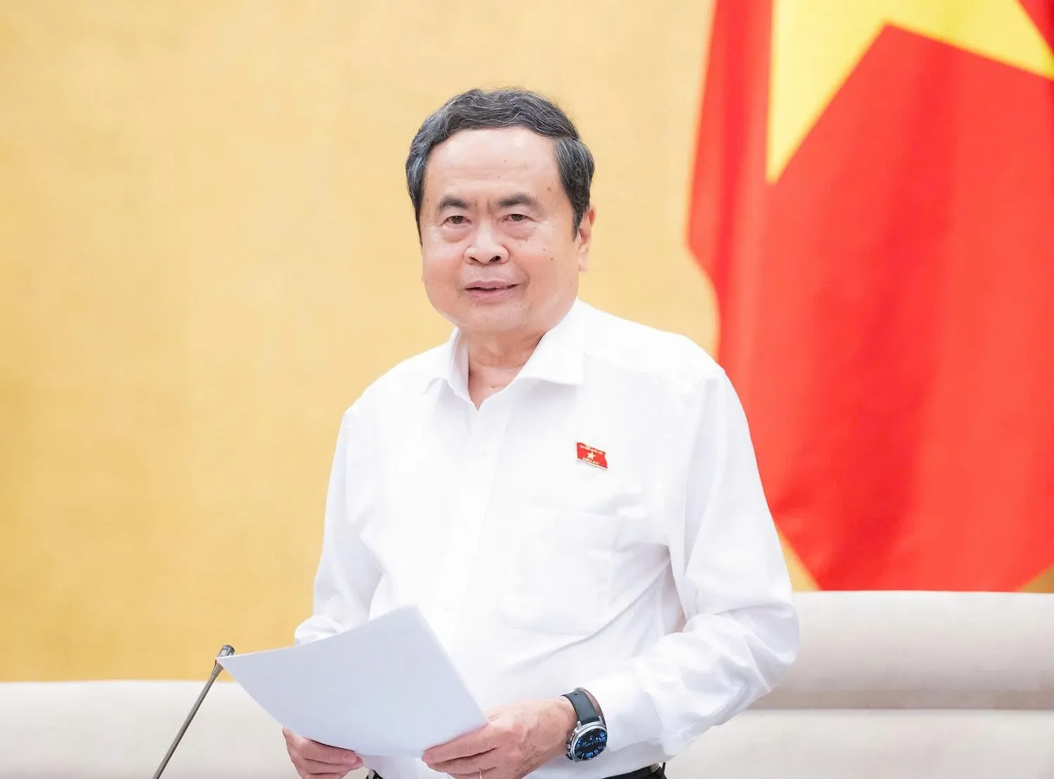 Chủ tịch Quốc hội Trần Thanh Mẫn - Ảnh: QUỐC HỘI