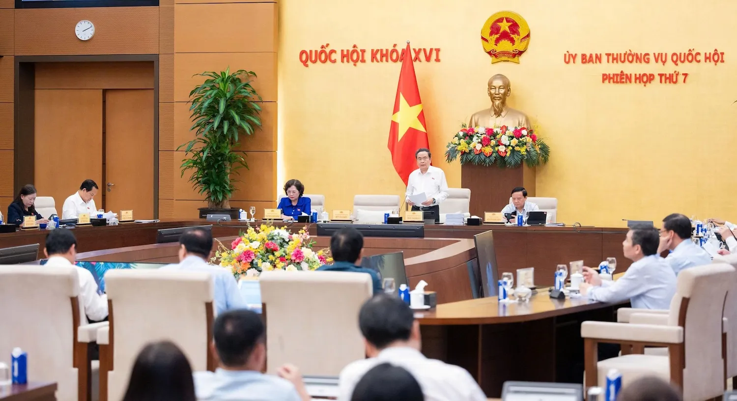 Quang cảnh phiên họp - Ảnh: QUỐC HỘI