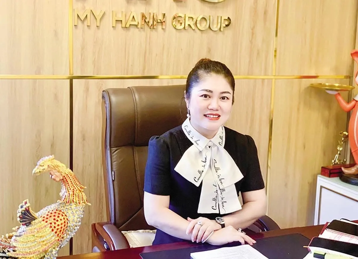 Bà Phạm Mỹ Hạnh, Chủ tịch Tập đoàn Mỹ Hạnh, khi chưa bị khởi tố - Ảnh: Mỹ Hạnh Group