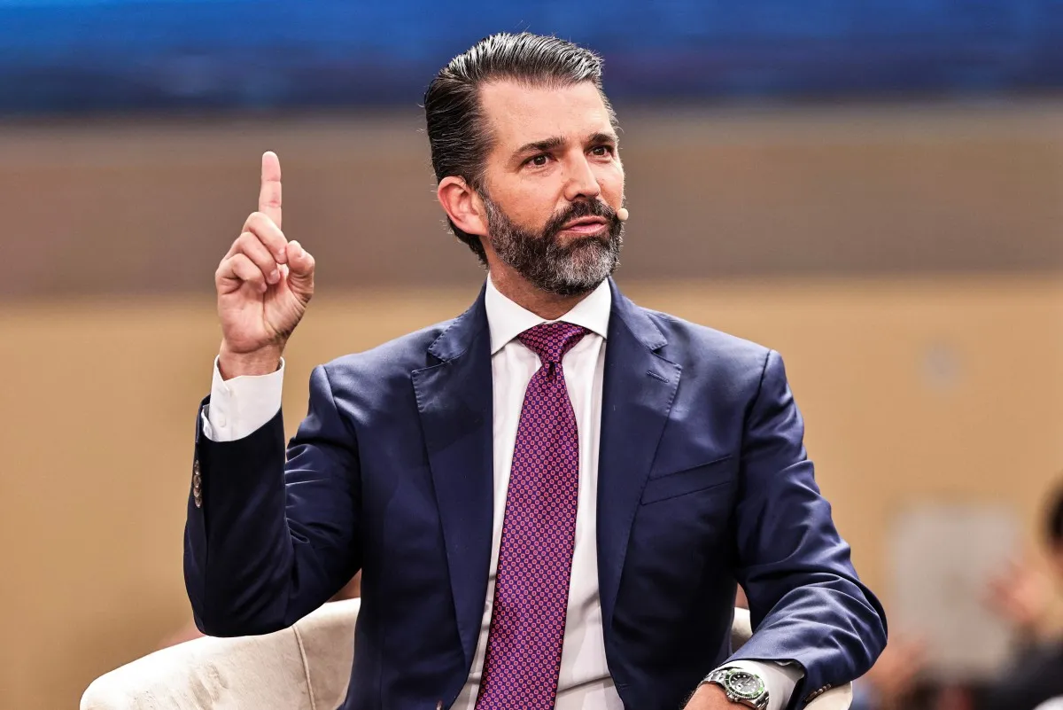 Ông Donald Trump Jr, con trai của Tổng thống Mỹ Donald Trump - Ảnh: AFP