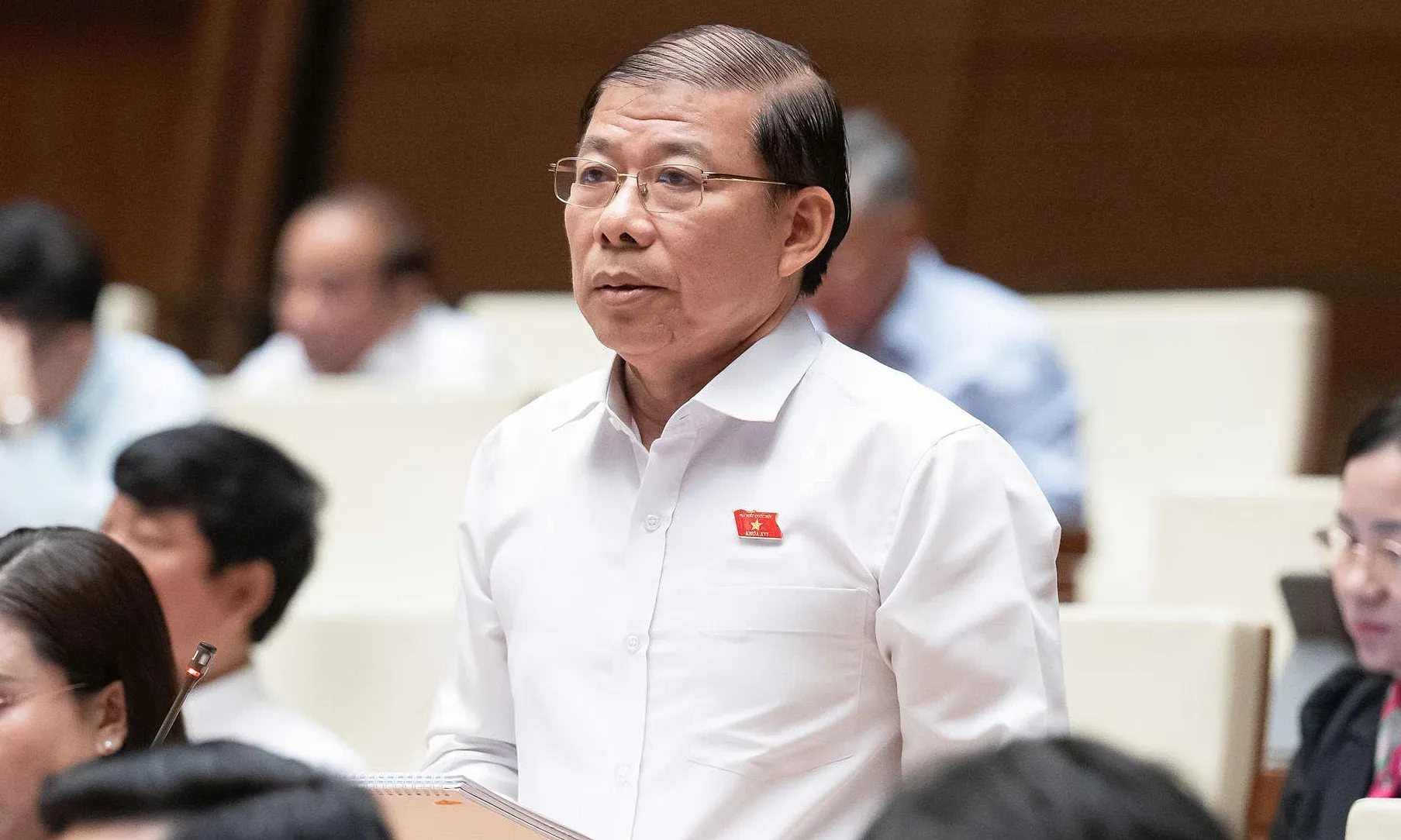 Đại biểu Nguyễn Thanh Sang, Phó ban Nội chính Thành ủy TP HCM.