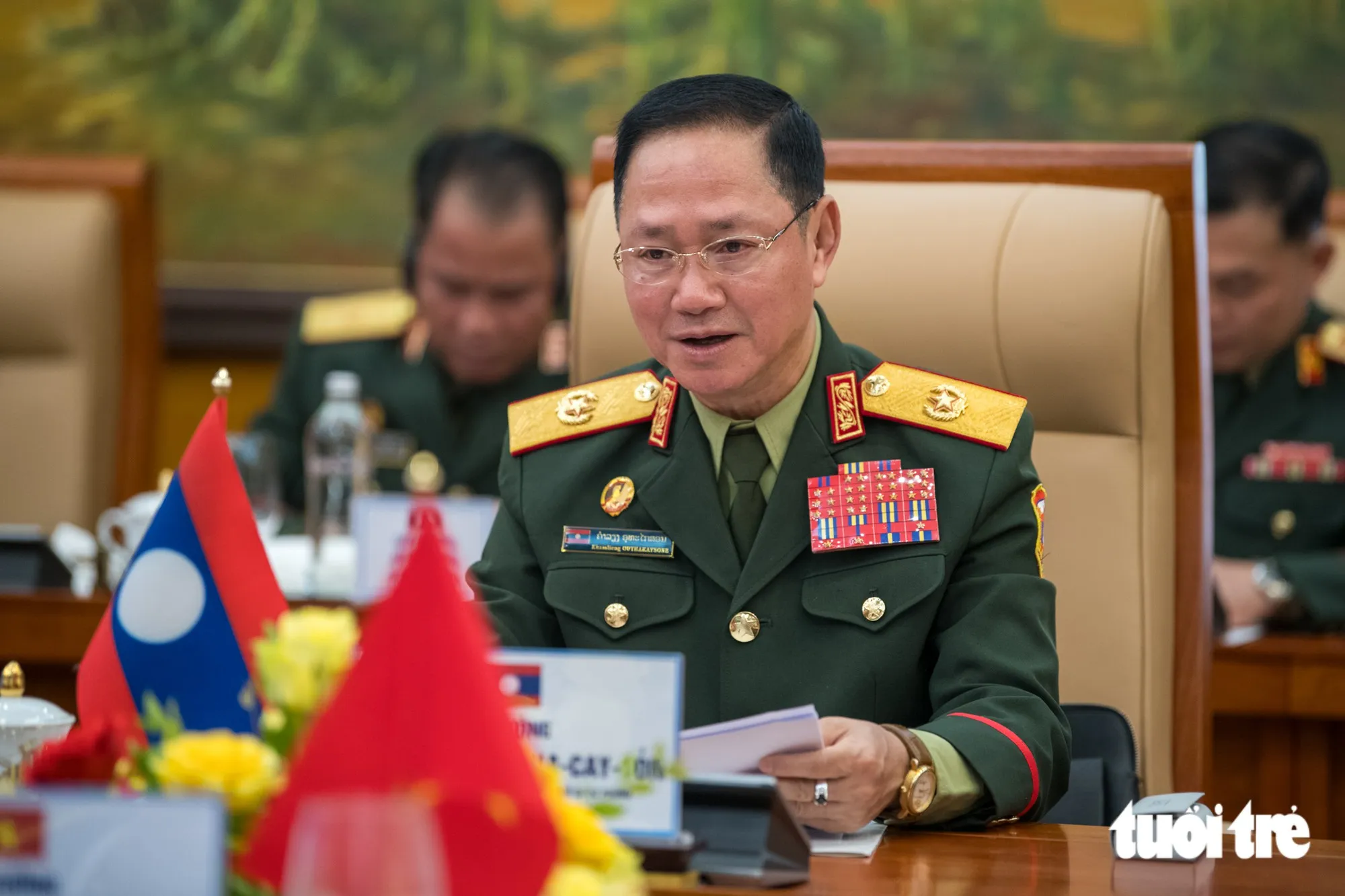 Đại tướng Khamliang Outhakaysone - Ảnh: NAM TRẦN