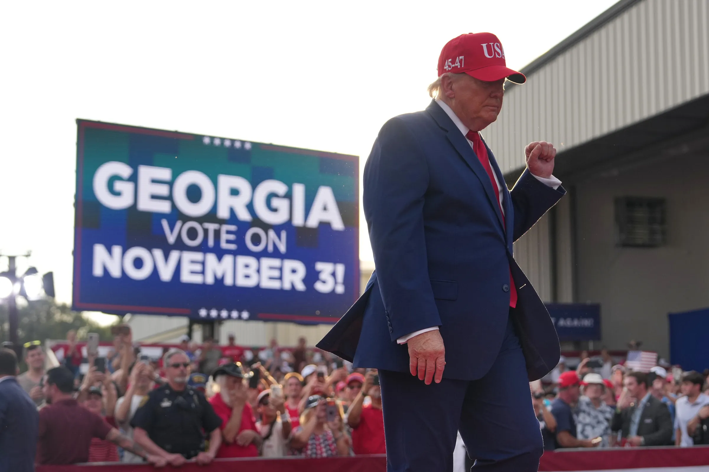 Ông Trump tại cuộc vận động tranh cử ở Dalton, bang Georgia ngày 16/10.