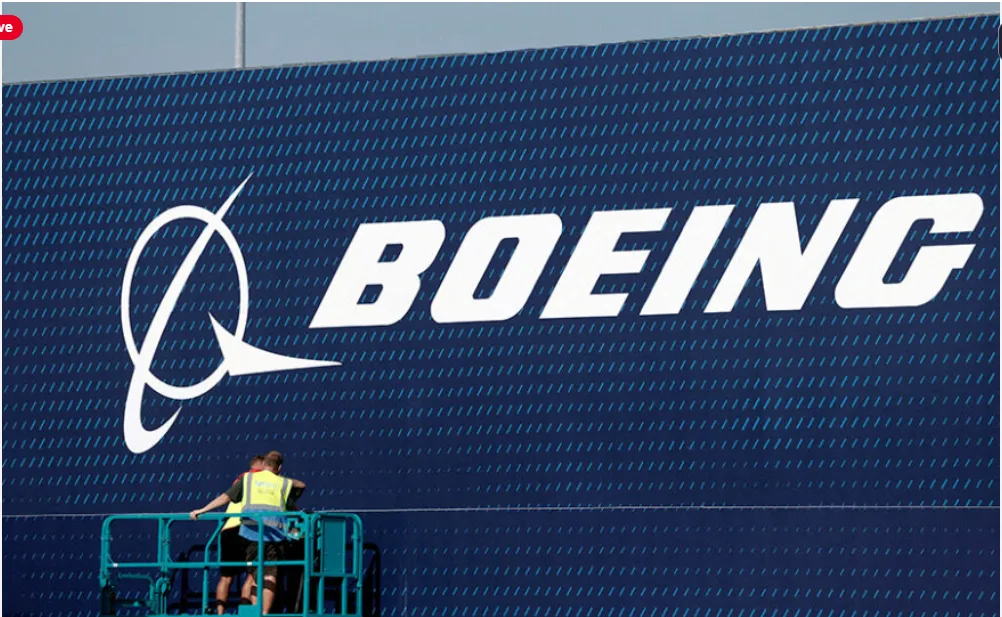 Gian hàng của Boeing tại Paris Airshow 2025 (Pháp) - Ảnh: REUTERS