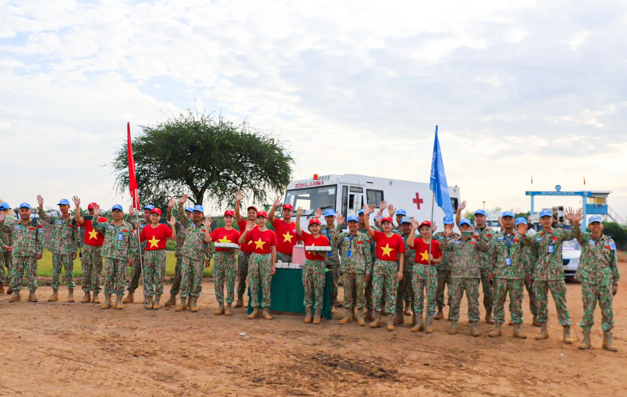 Thông qua hoạt động, ĐCB5 tiếp tục khẳng định tinh thần trách nhiệm, sự chủ động hội nhập và những đóng góp thiết thực vào các hoạt động chung của phái bộ - Ảnh: LÊ THẮNG