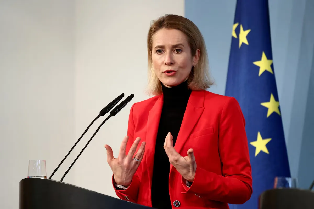 Đại diện cấp cao EU phụ trách chính sách đối ngoại và an ninh Kaja Kallas - Ảnh: REUTERS