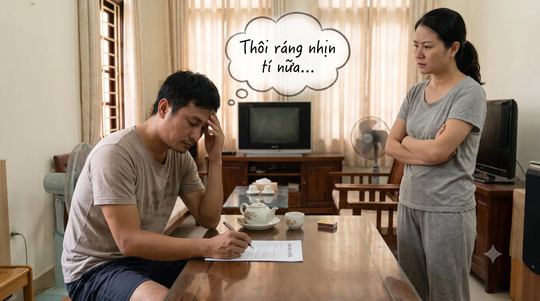 Tình trạng bạo hành lạnh của vợ chồng thường diễn ra dai dẳng và lặp đi lặp lại nếu cả hai không chân thành nỗ lực thay đổi - Ảnh: AI