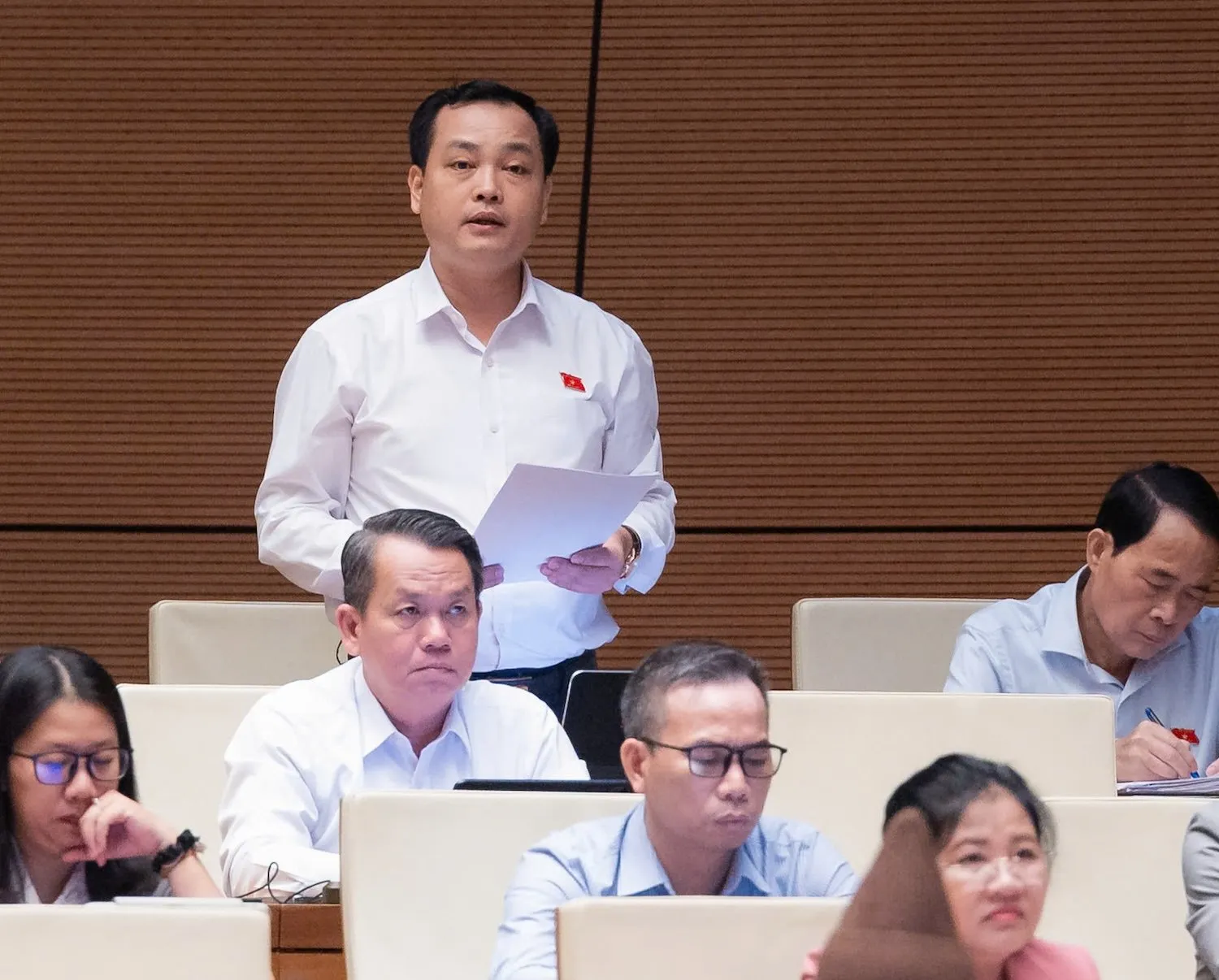 Đại biểu Lê Văn Đông - Ảnh: GIA HÂN