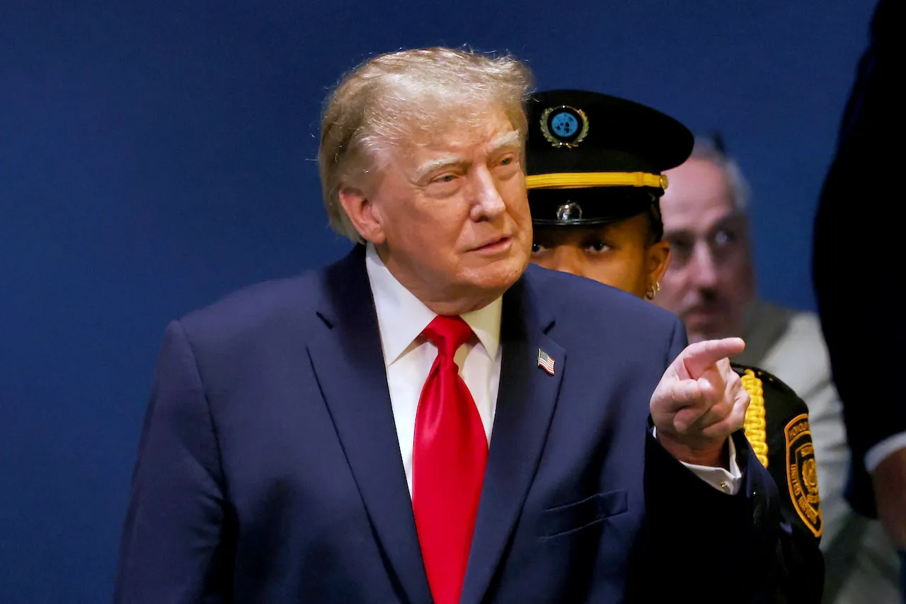 Tổng thống Mỹ Donald Trump tại trụ sở Liên hợp quốc ở TP New York (Mỹ) ngày 22-9 - Ảnh: AP