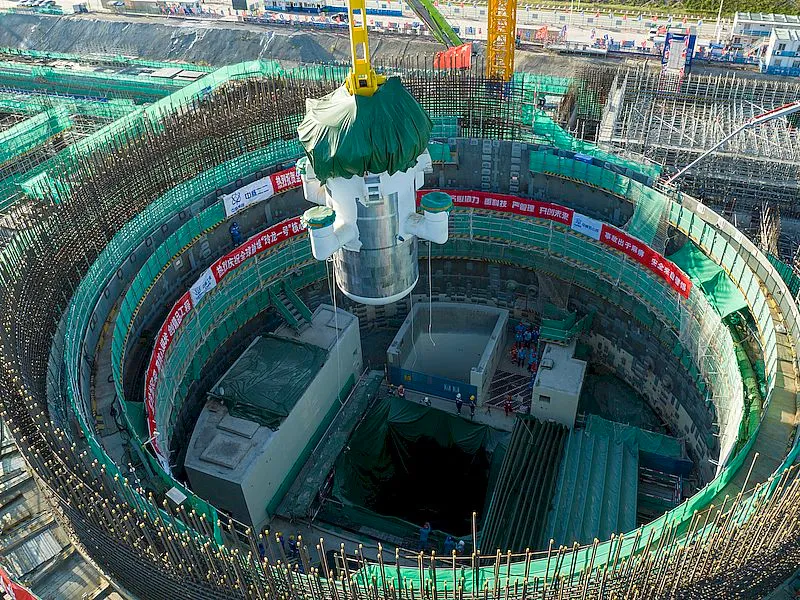 Một lò SMR được xây dựng tại Trung Quốc - Ảnh: TÂN HOA XÃ
