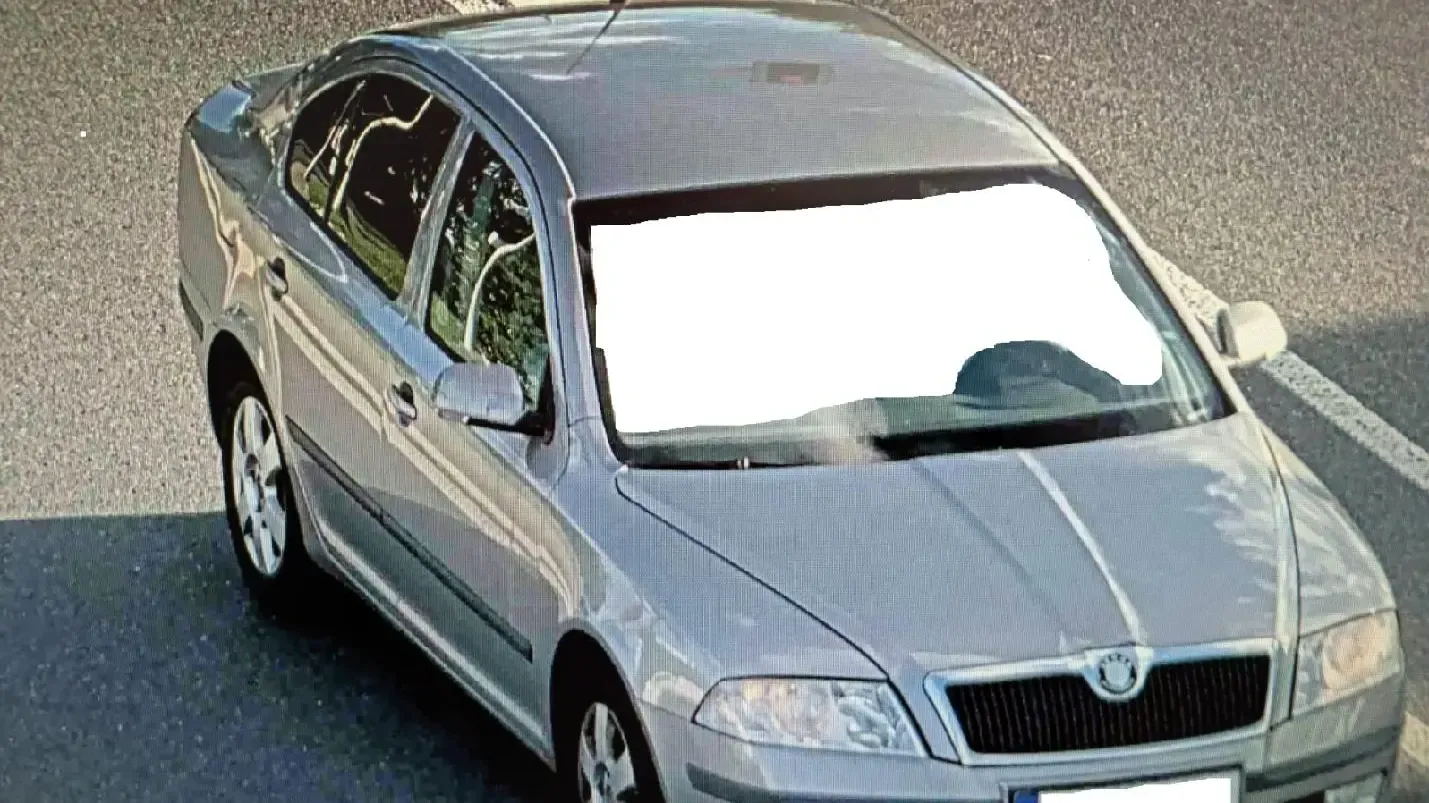 Xe Škoda Octavia mà người đàn ông bị cướp đã đi trên đó
