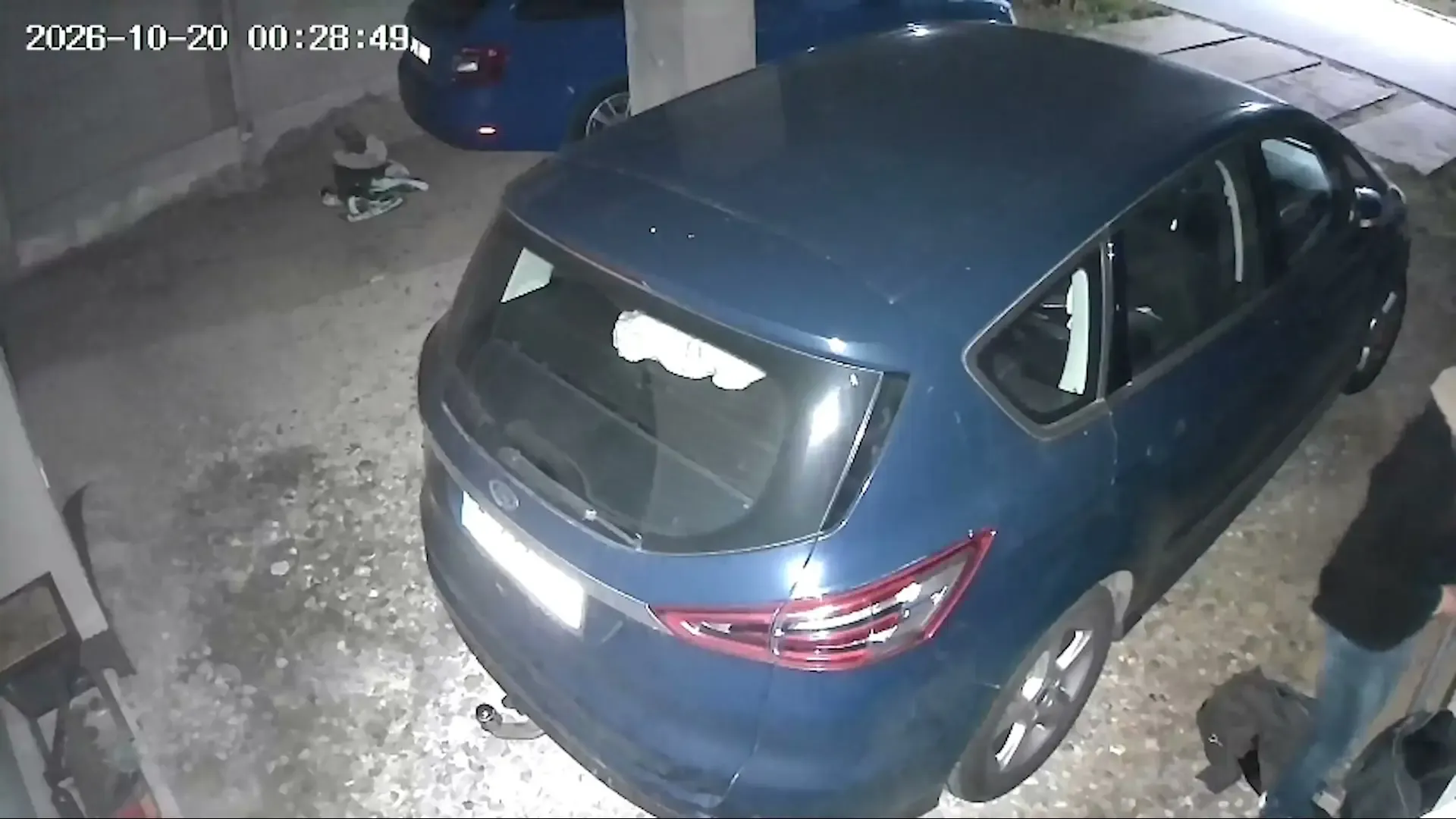 Hình ảnh từ camera an ninh của một trong những ngôi nhà bị đột nhập
