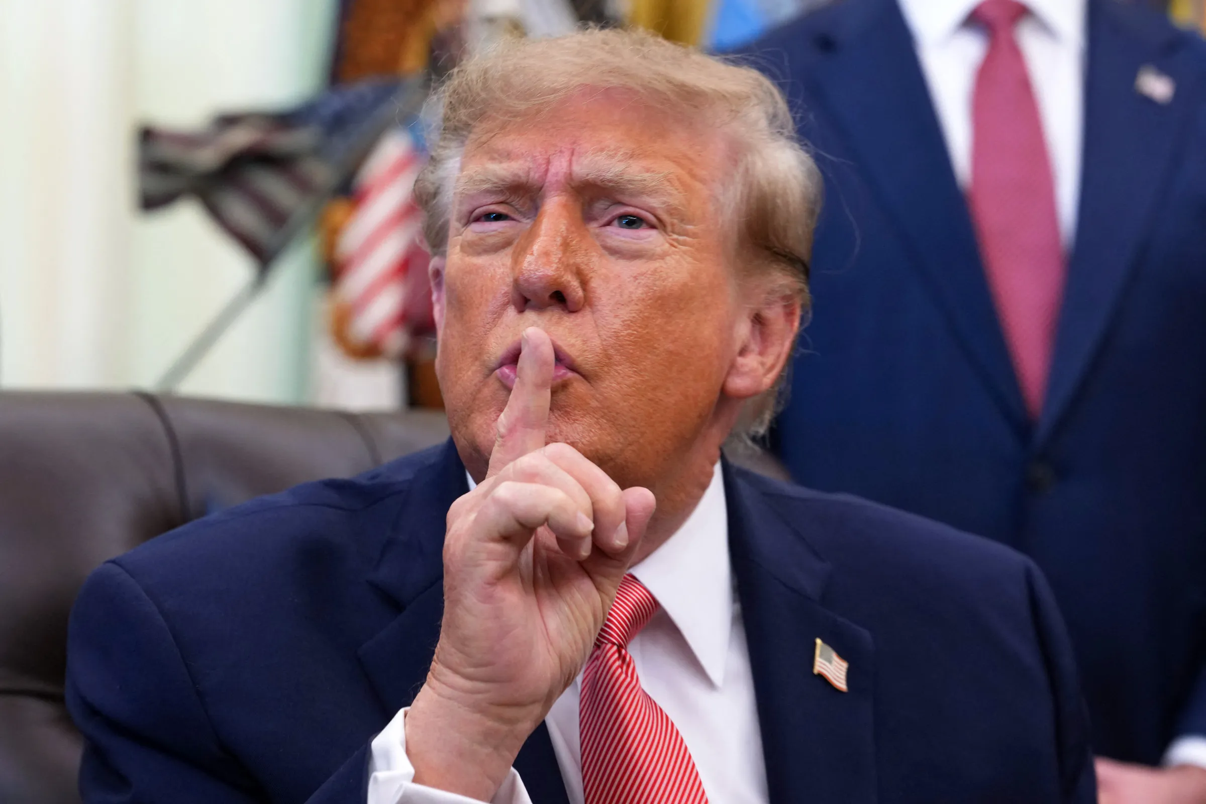 Tổng thống Donald Trump tại Phòng Bầu dục ngày 20/10.