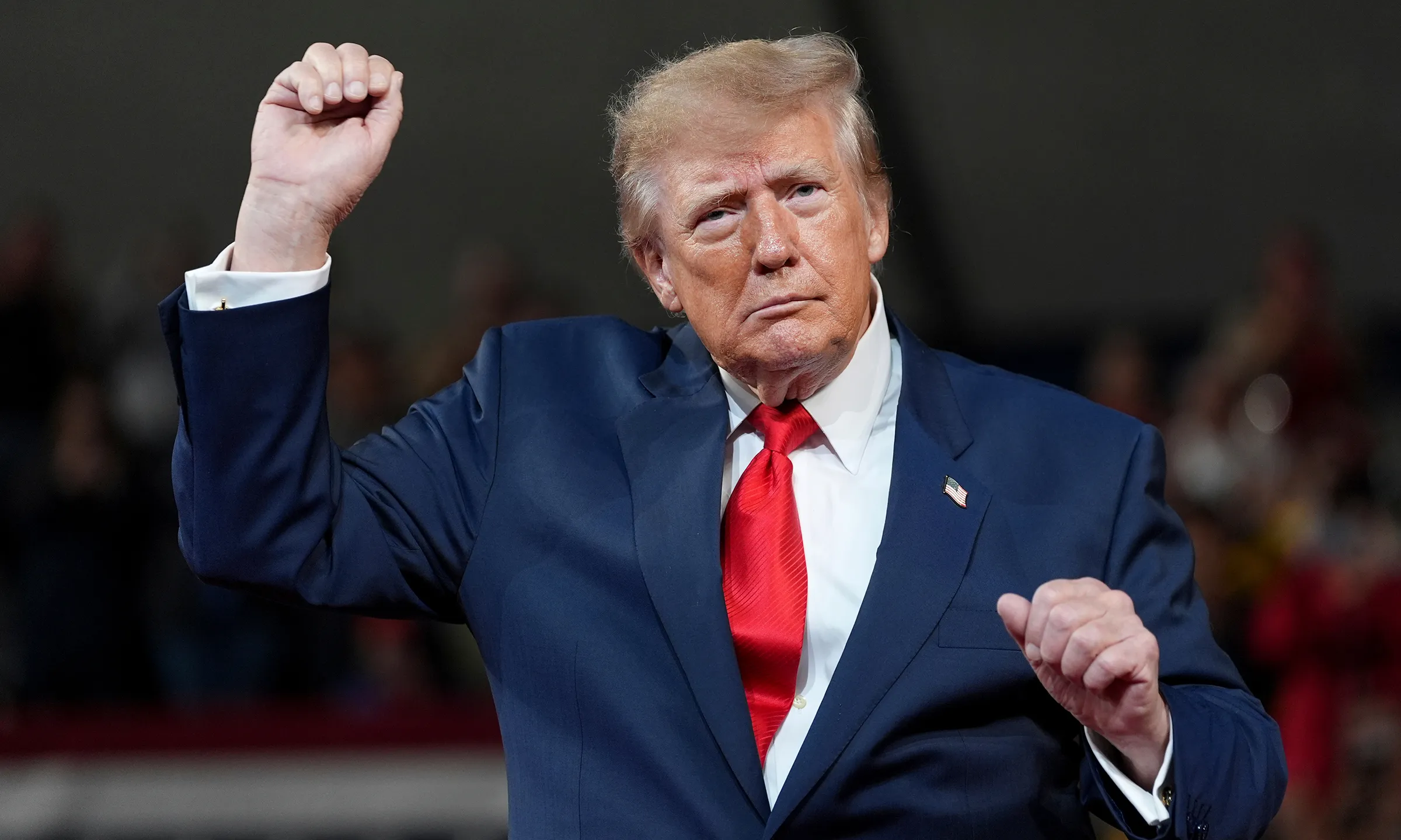 Tổng thống Mỹ Donald Trump trong buổi vận động tại thành phố Clarksville, bang Tennessee ngày 10/10.