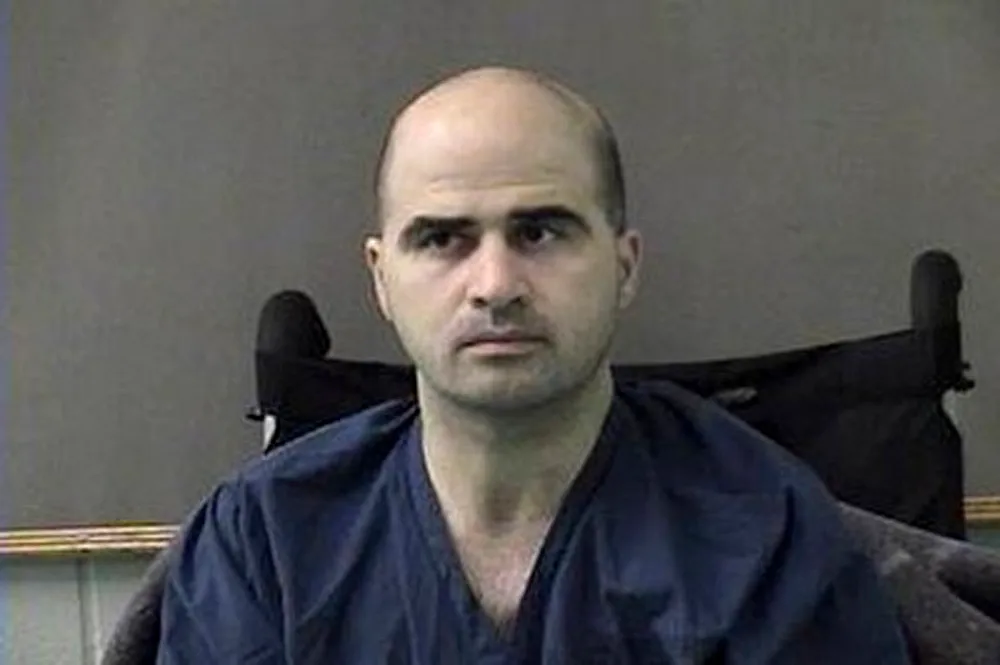 Nidal Hasan tại nhà tù bang Texas tháng 4/2010.