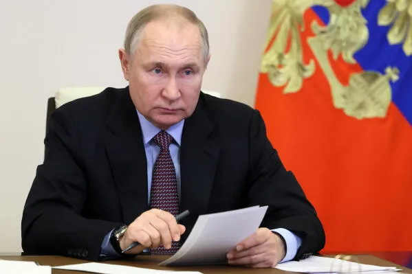 Tổng thống Nga Vladimir Putin - Ảnh: AP
