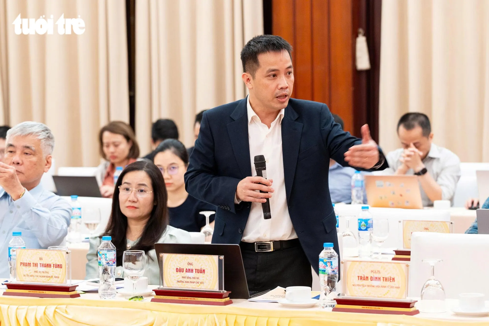 Ông Đậu Anh Tuấn, Phó tổng thư ký kiêm Trưởng Nan Pháp chế Liên đoàn Thương mại và Công nghiệp Việt Nam (VCCI) - Ảnh: N.A.