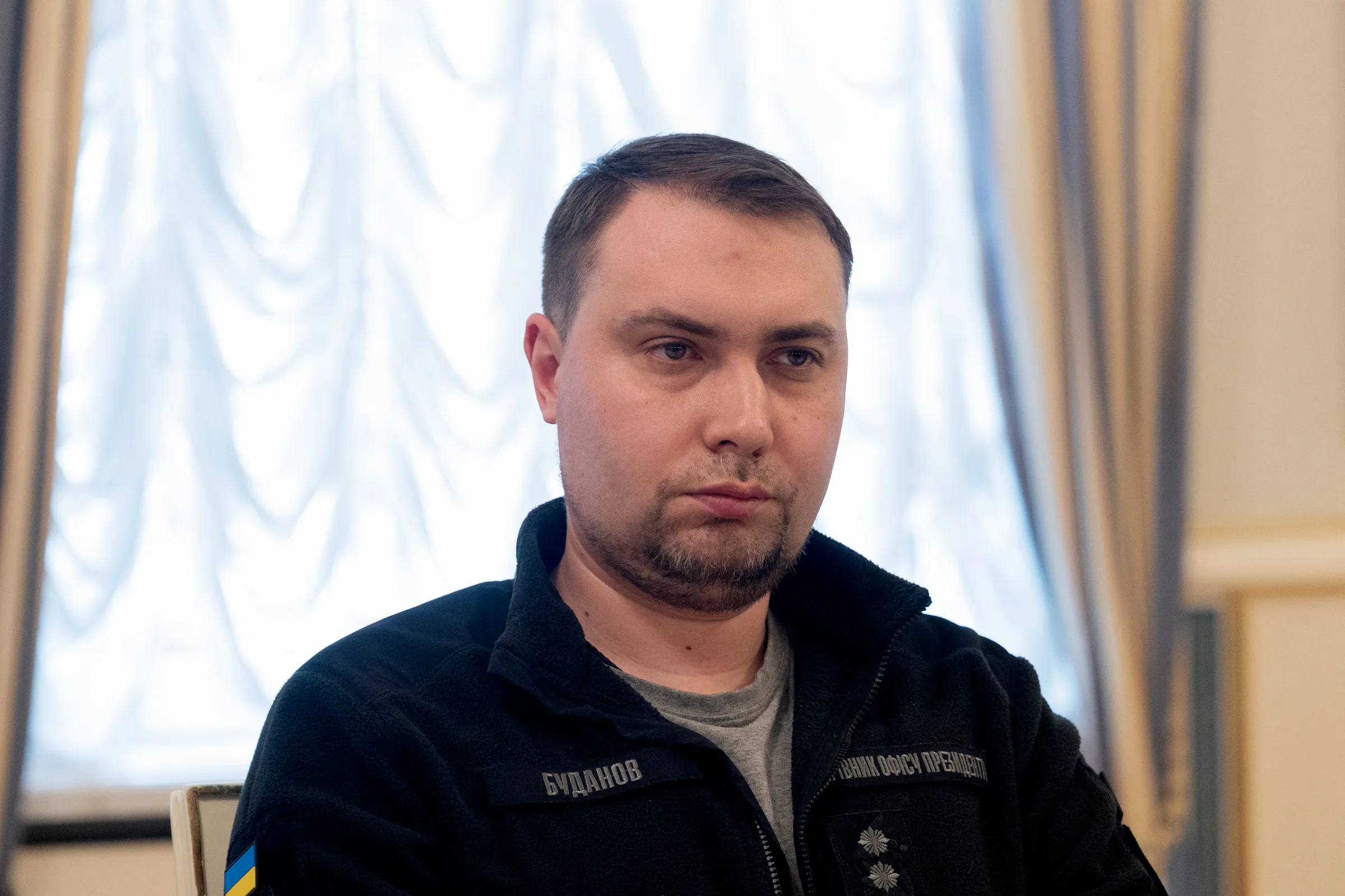 Chánh văn phòng Tổng thống Ukraine Kyrylo Budanov tham dự một cuộc họp báo tại Kiev hồi tháng 3.