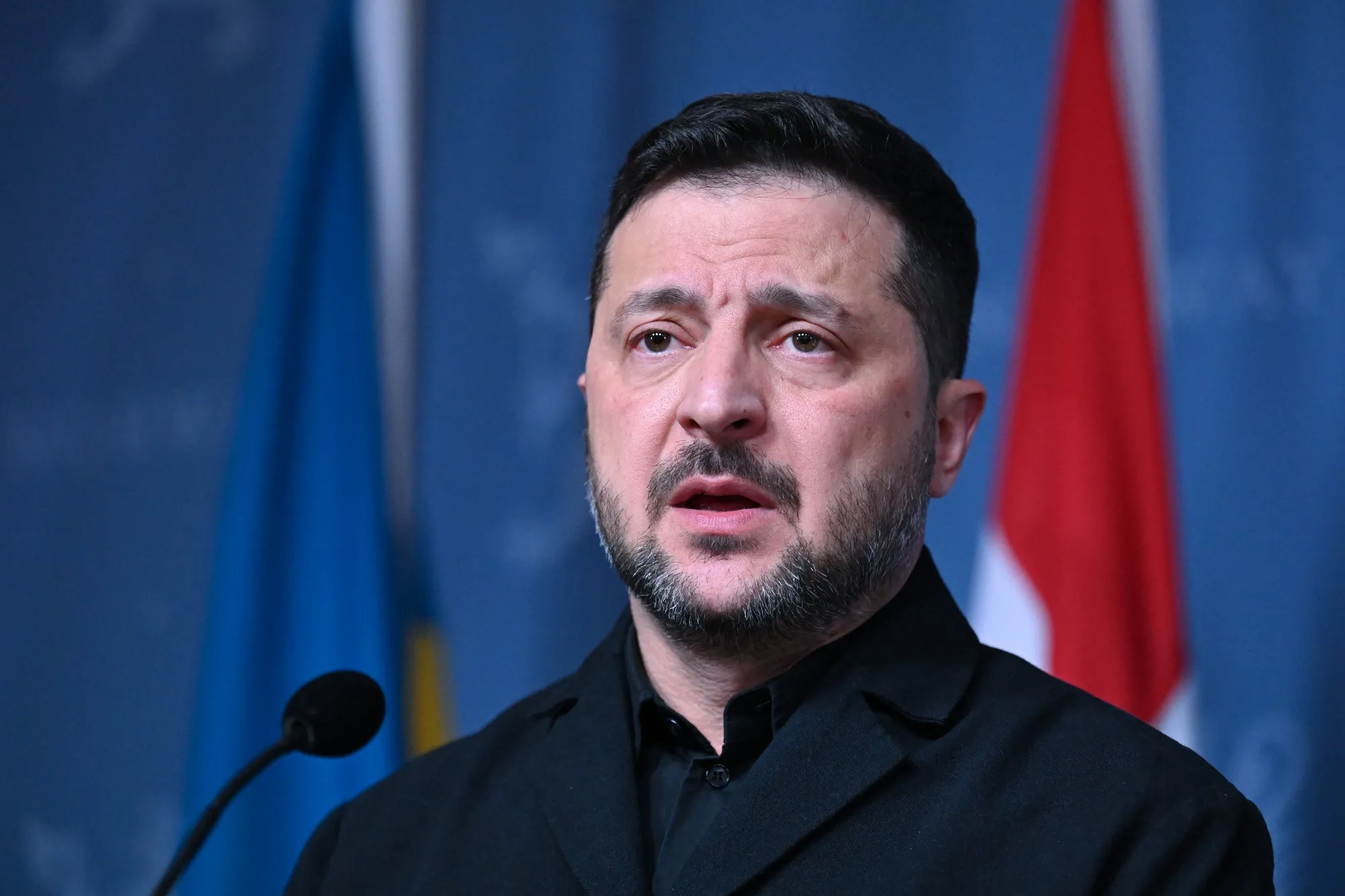 Tổng thống Ukraine Volodymyr Zelensky tại Oslo, Na Uy ngày 20/10.