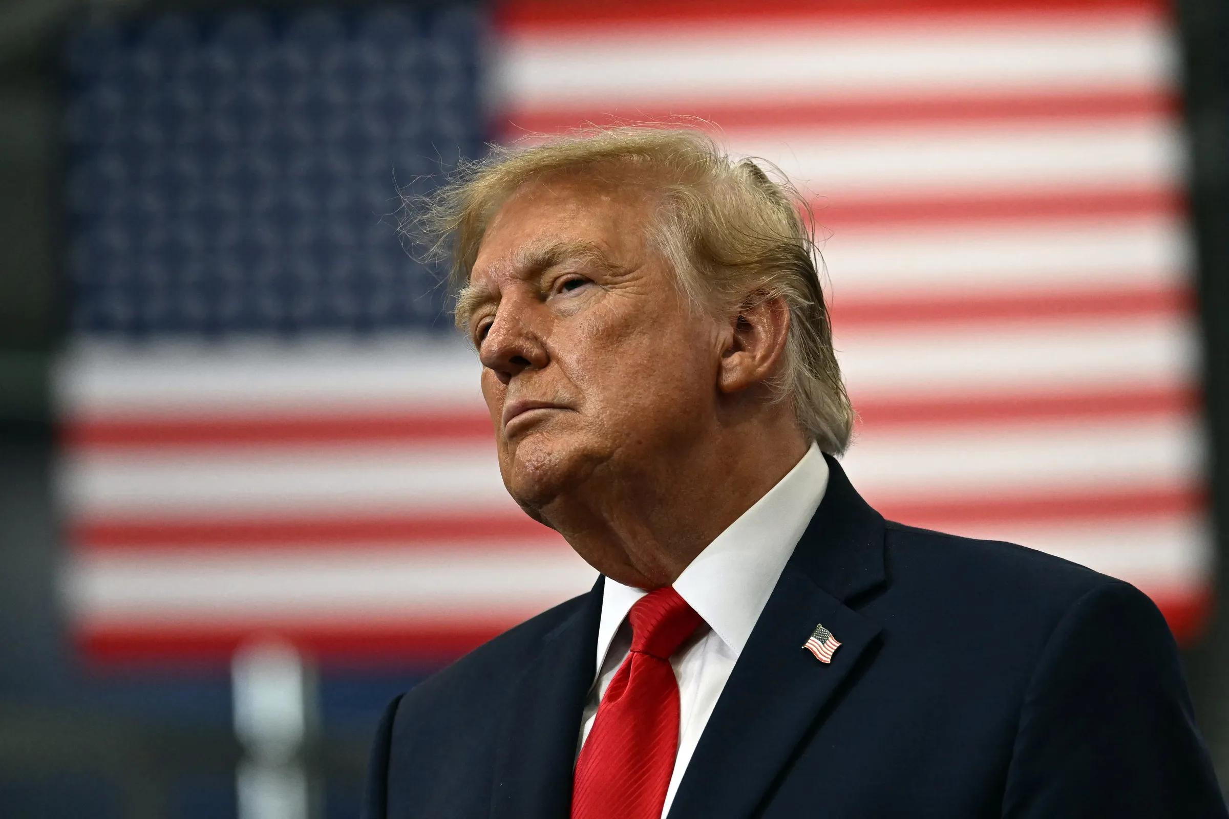 Tổng thống Mỹ Donald Trump tại Wasilla, bang Alaska ngày 13/10.