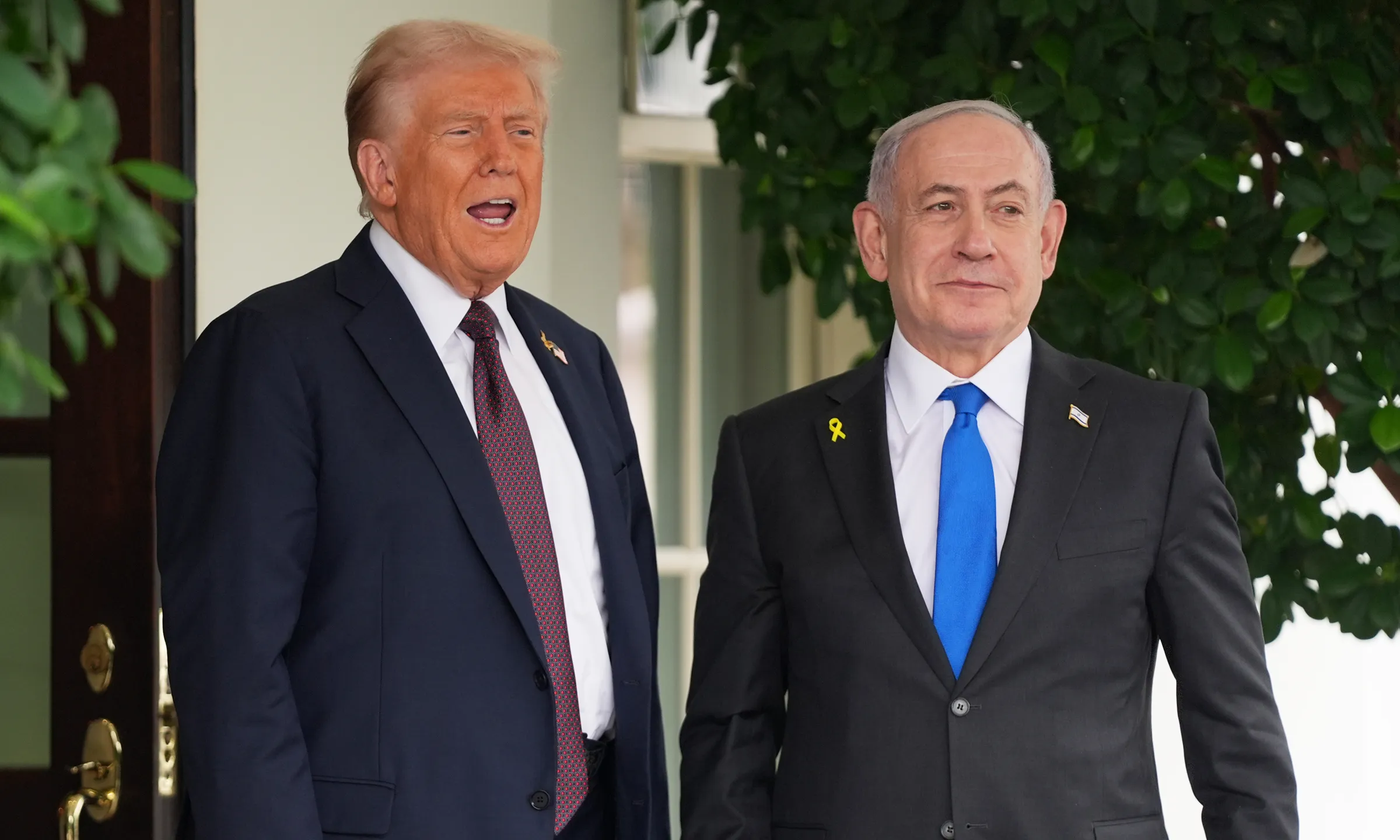 Tổng thống Trump (trái) và Thủ tướng Netanyahu tại Nhà Trắng tháng 9/2025.