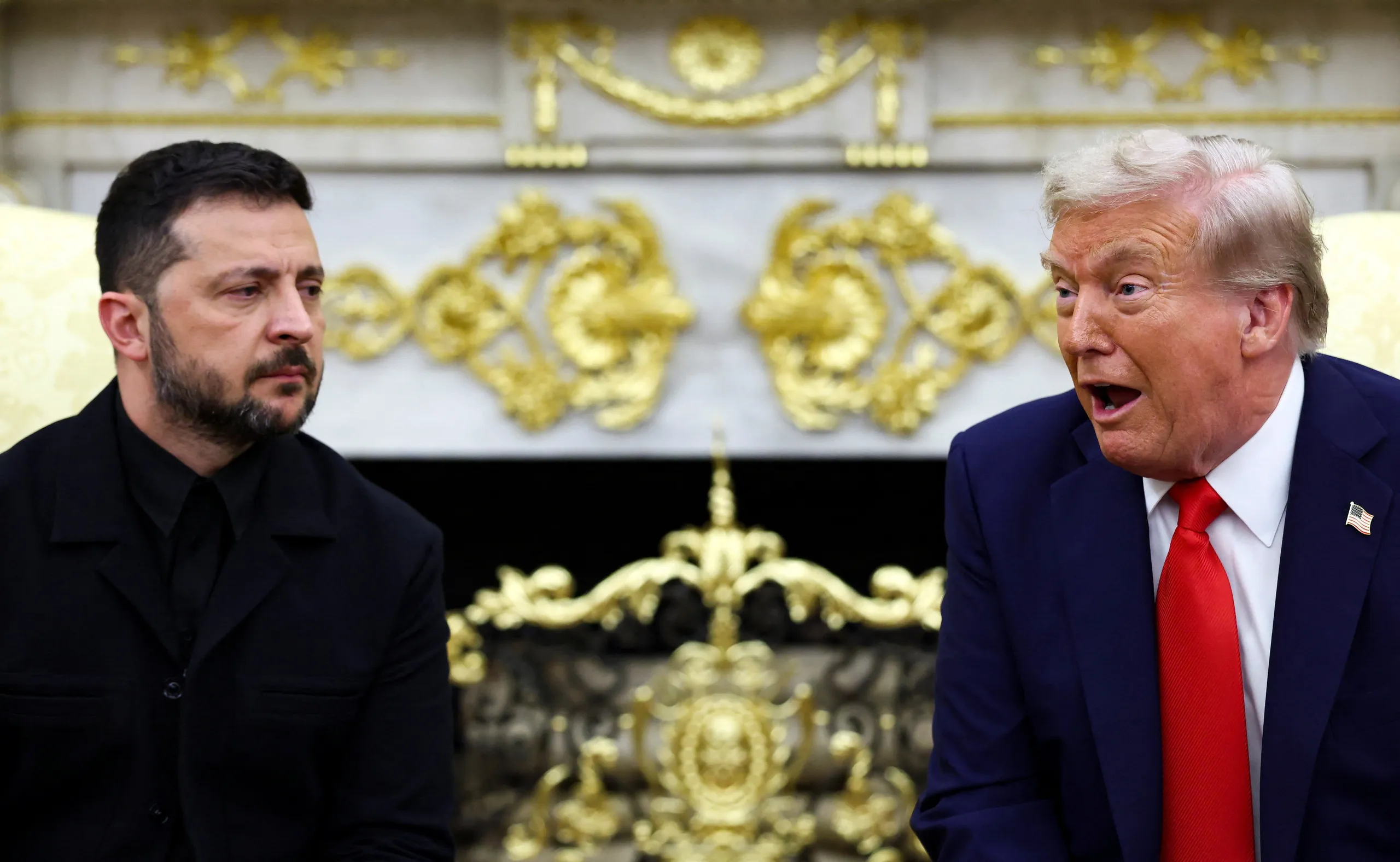 Ông Trump để ngỏ khả năng Thượng đỉnh 3 bên với Nga và Trung Quốc để giải quyết vấn đề Ukraine, song vẫn đánh giá Kiev không nên để ông Zelensky đứng ra đàm phán - Ảnh: REUTERS