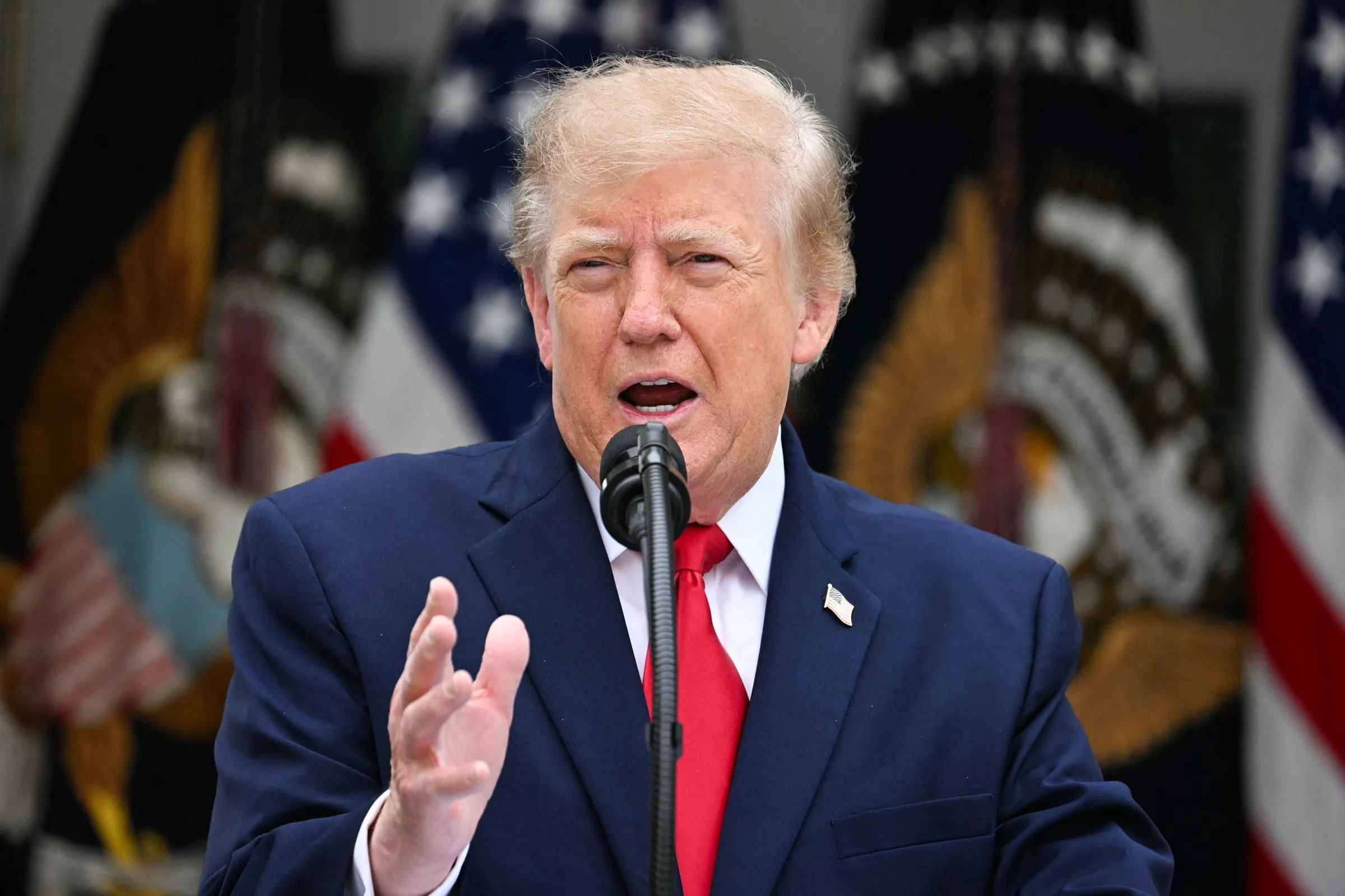 Tổng thống Mỹ Donald Trump tại Nhà Trắng ngày 15/10.