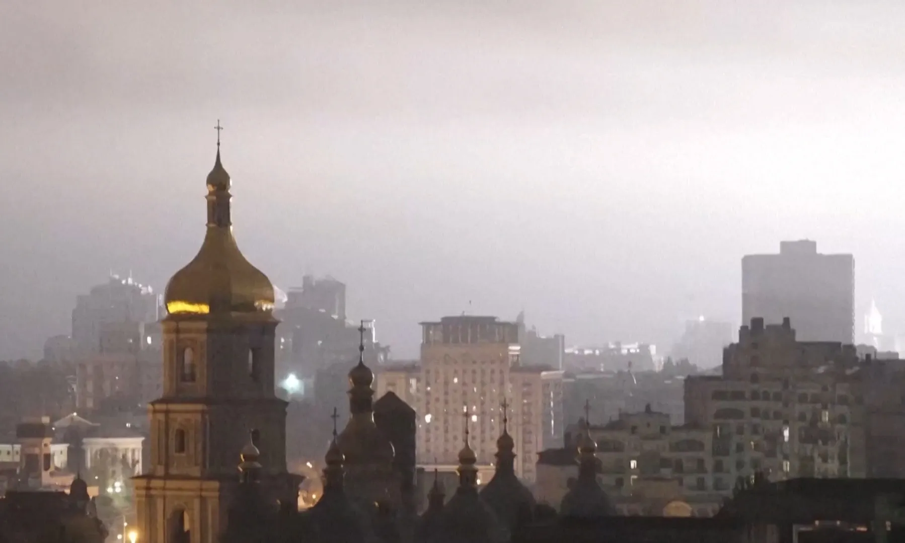 Thủ đô Kiev của Ukraine trong trận tập kích ngày 22/10.