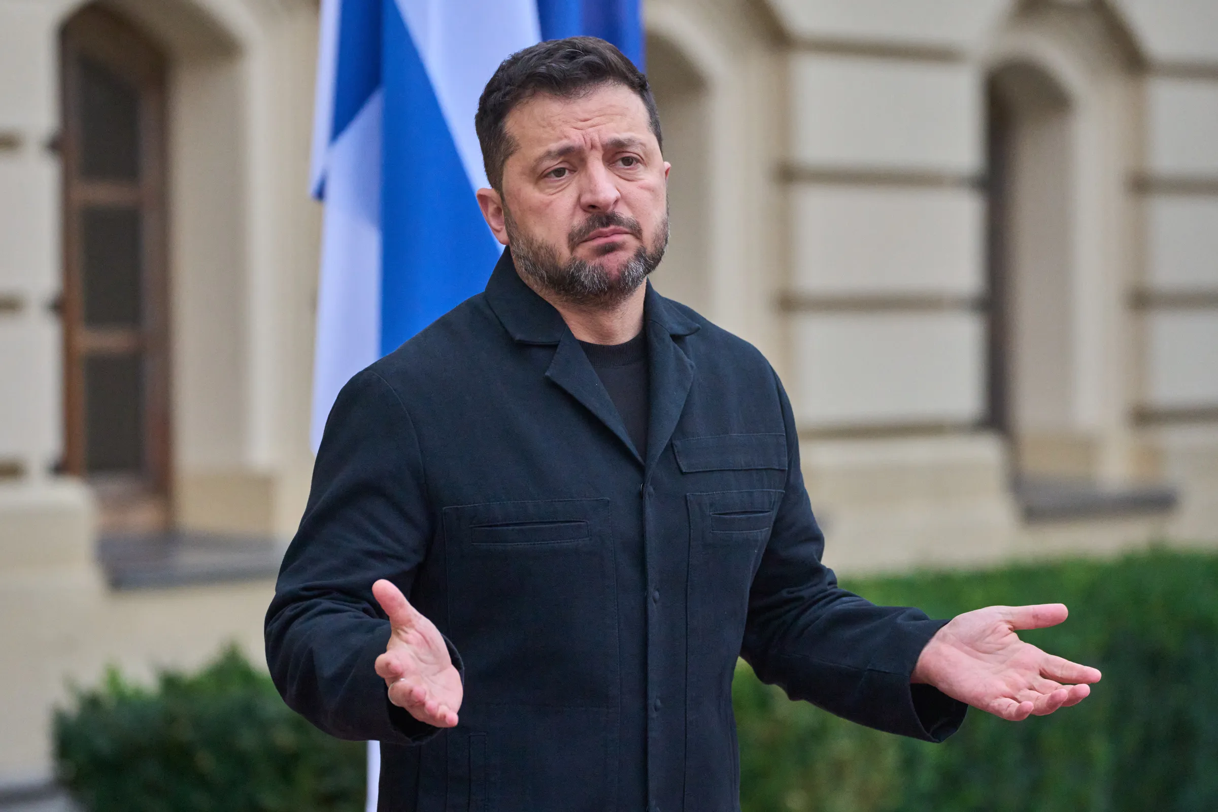 Tổng thống Volodymyr Zelensky tại Kiev, Ukraine ngày 22/10.