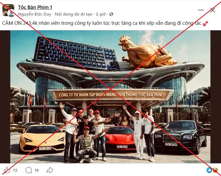 Cơ quan chức năng xử phạt hành chính quản trị viên hội nhóm Tộc Bàn Phím 1 liên quan việc duyệt đăng thông tin sai sự thật về 