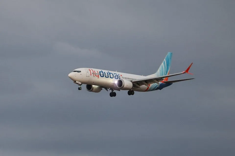 Một máy bay của hãng flydubai hạ cánh xuống sân bay Ben Gurion của Israel ngày 30/9.