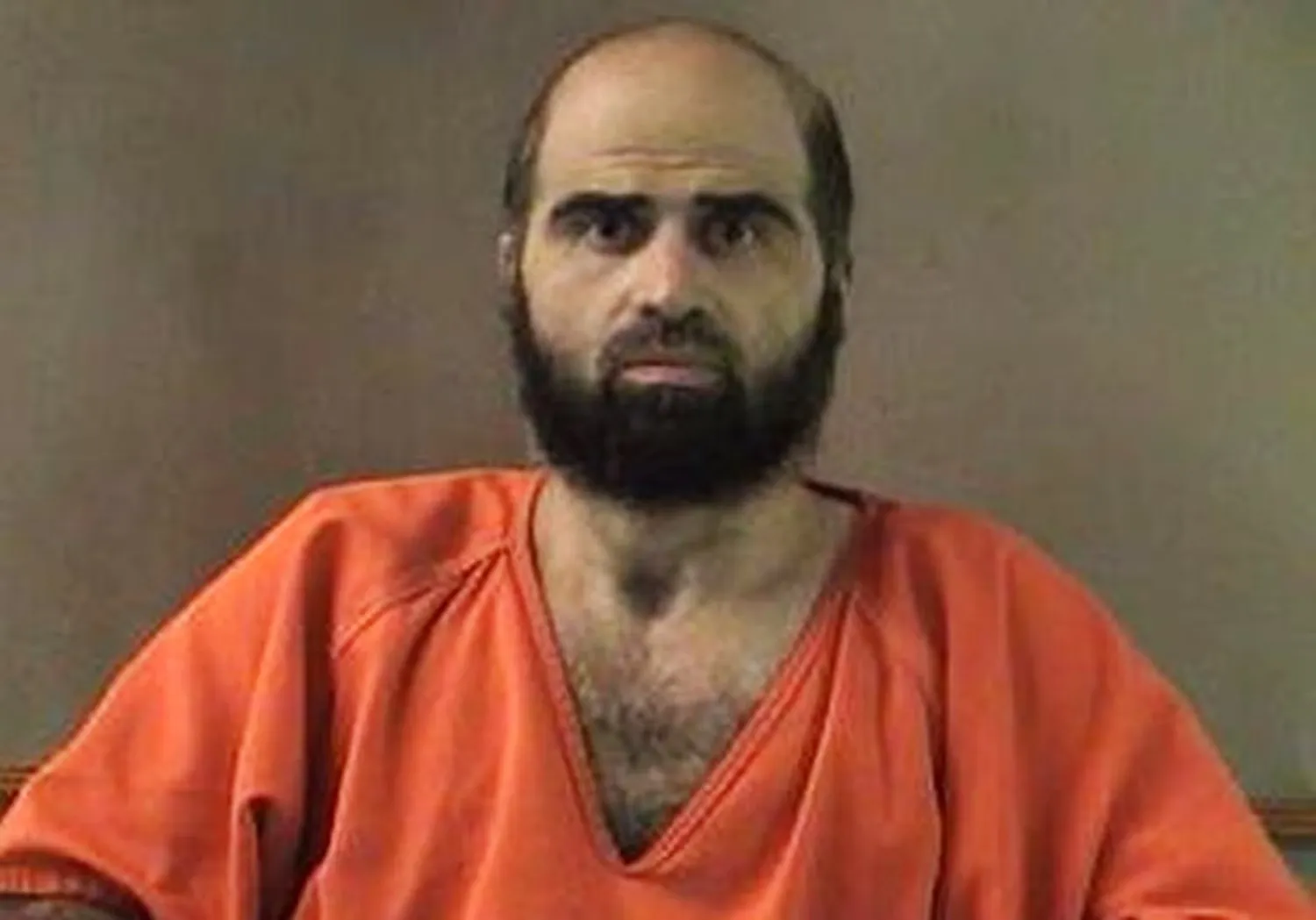 Nidal Hasan trong ảnh được công bố tháng 8/2012.